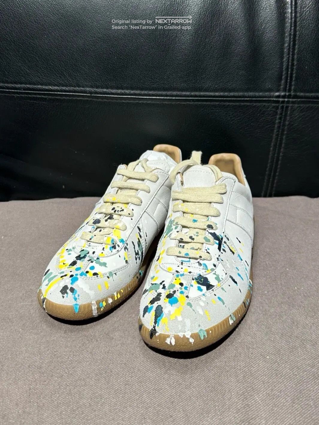 Maison Margiela Splatter Replica Sneakers Aaaa7, Women's (Size 5)