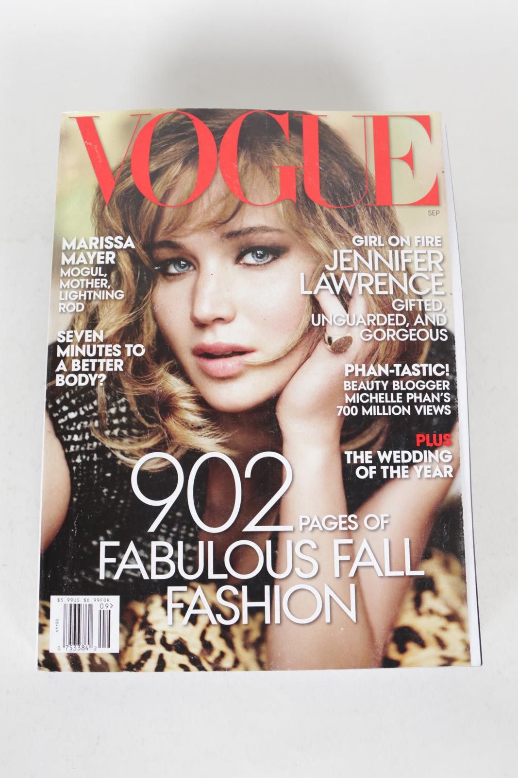 Vogue 2013 Vogue September Girl on Fire Jennifer Lawrence Magazine Size ONE SIZE - 1 Thumbnail