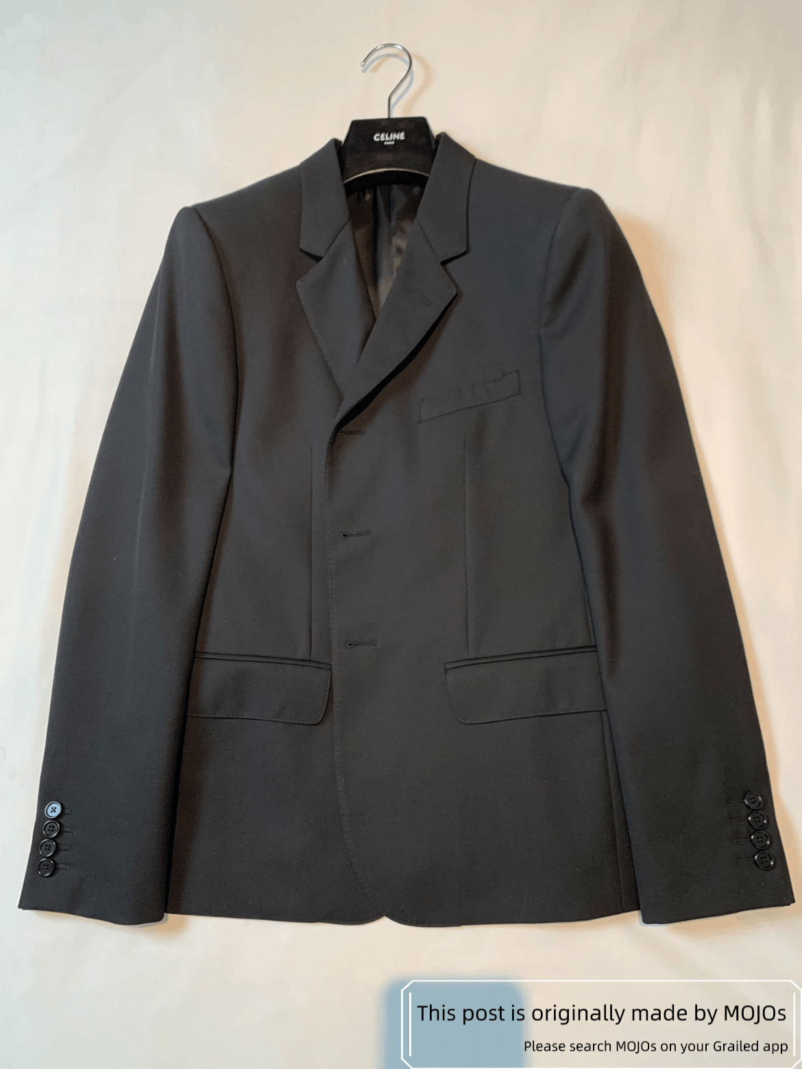 Celine Sz 48 Celine Runway Three Button Jacket Size US M / EU 48-50 / 2 - 1 Thumbnail