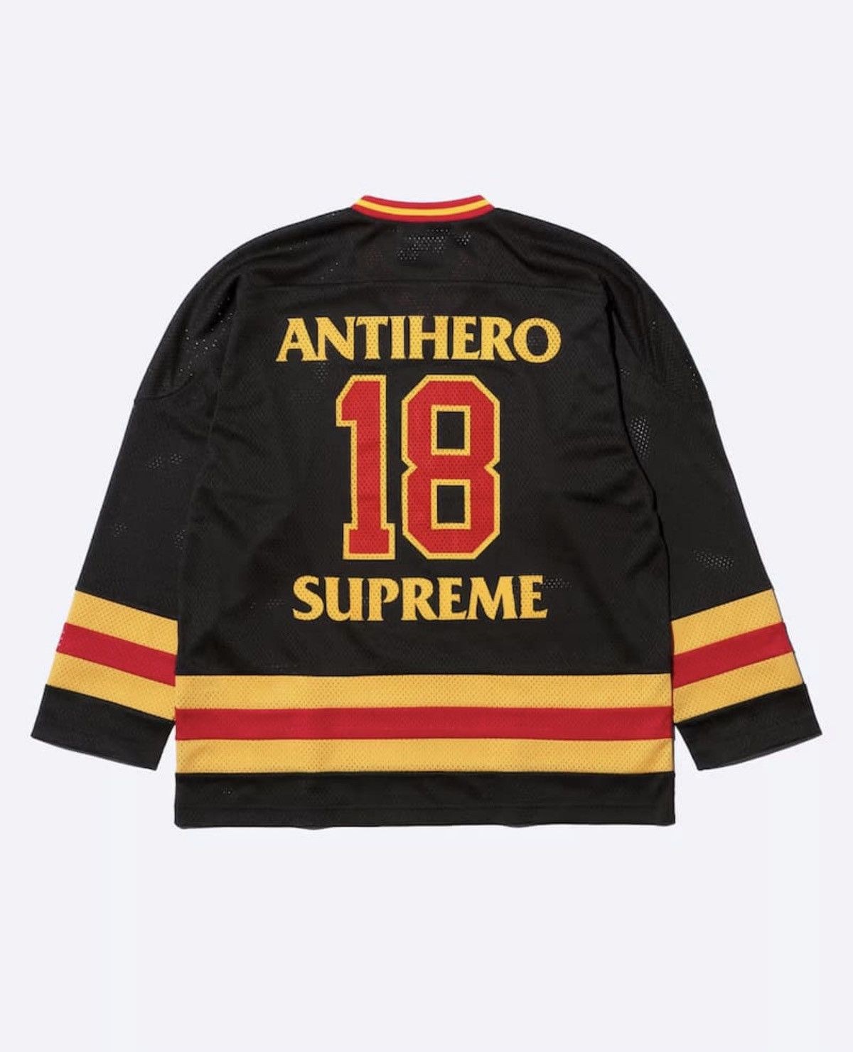 Antihero × Supreme Supreme x Anti Hero Hockey Jersey Size Large Black BNIB Size US L / EU 52-54 / 3 - 2 Thumbnail