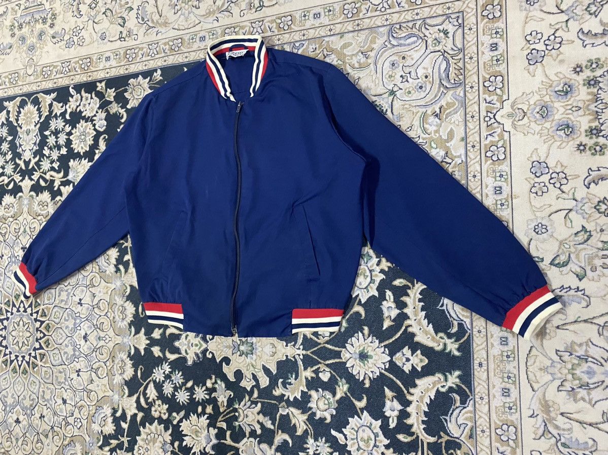 Other Vintage Blue Izod Lacoste Zipper Jacket Size US L / EU 52-54 / 3 - 2 Thumbnail