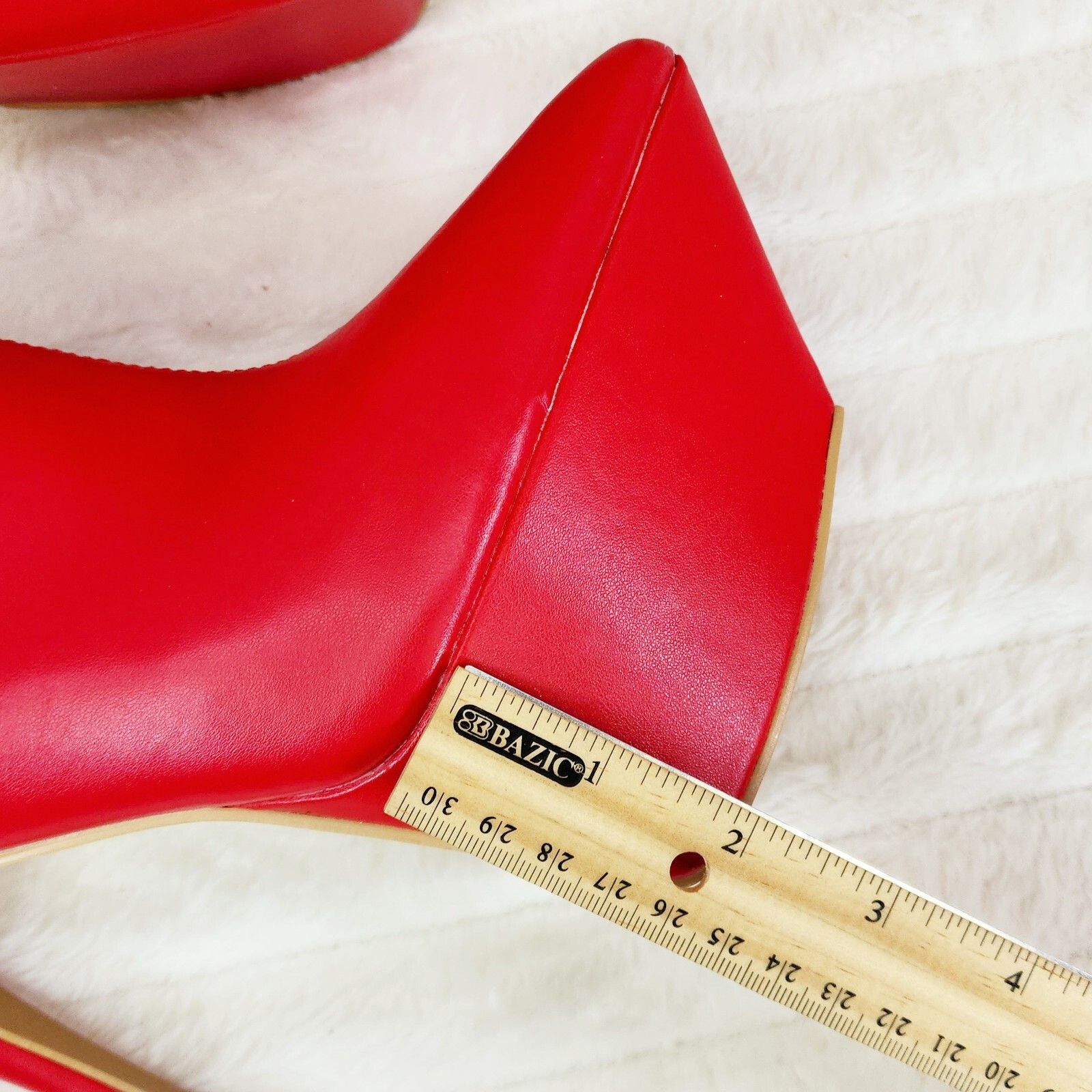 Other Kinder Pointy Toe Platform Stiletto Heel Ankle Boots Bright Size US 7.5 / IT 37.5 - 2 Thumbnail