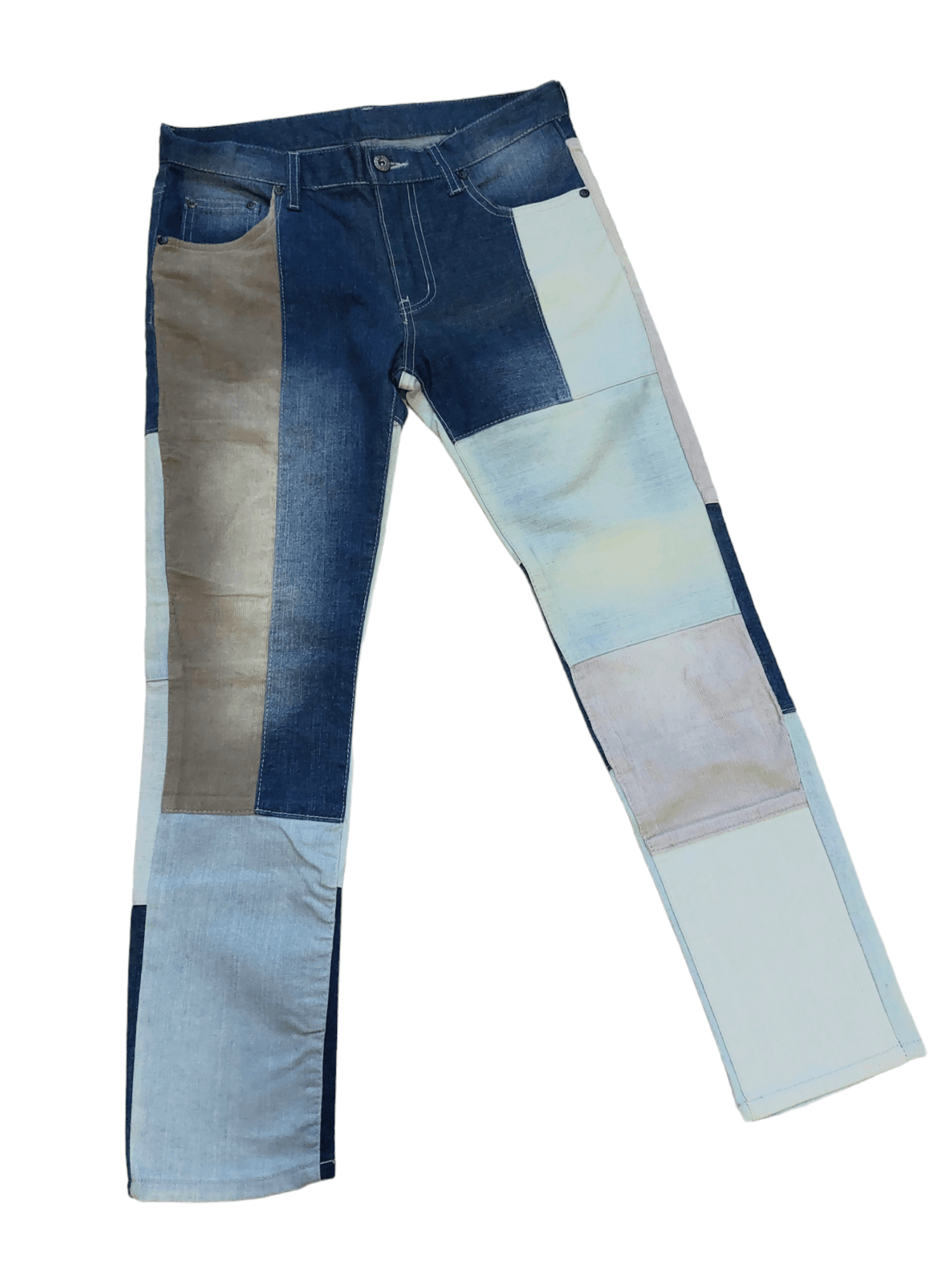 Vintage Vintage Japanese Patchwork Denim Size US 32 / EU 48 - 1 Thumbnail
