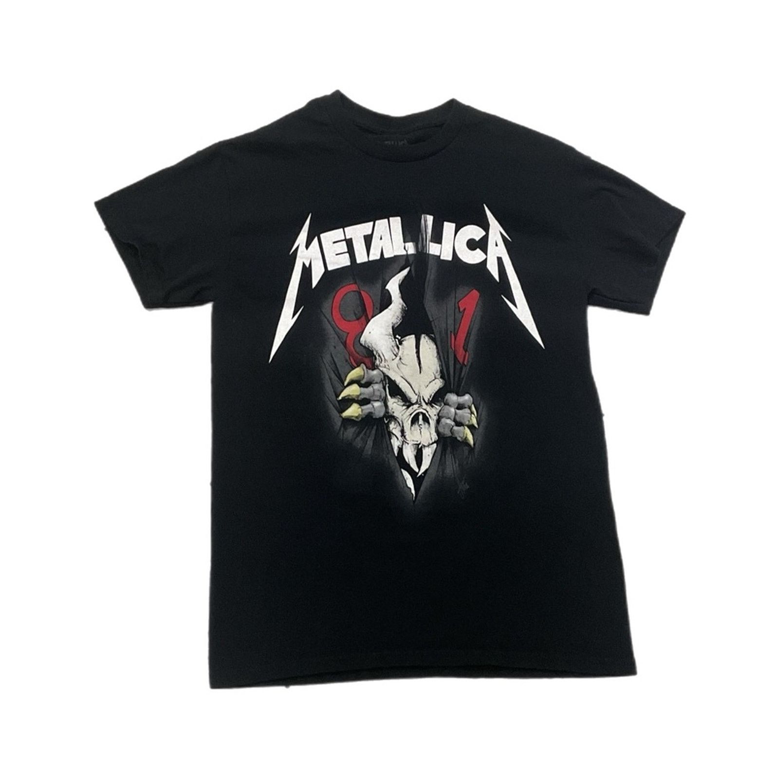 Vintage Metallica '81 Skull T-shirt Size US S / EU 44-46 / 1 - 1 Thumbnail