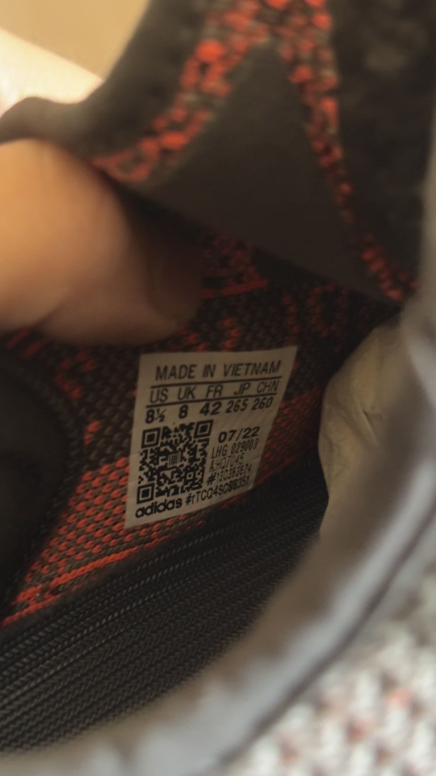 Adidas Adidas Yeezy 350 V2 Carbon Beluga Size US 8.5 / EU 41-42 - 7 Thumbnail