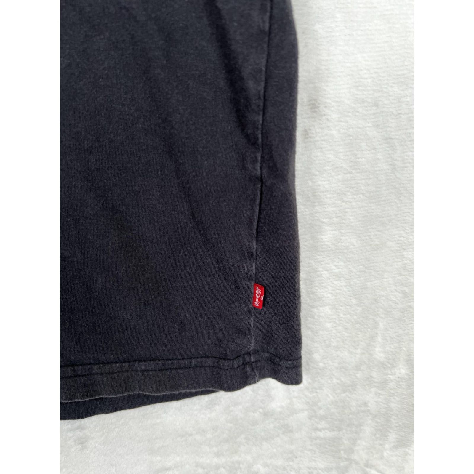 Levi's Levi's 501 T-Shirt Mens Large Black Neon Logo Graphic Retro Relaxed Fit Size US L / EU 52-54 / 3 - 2 Thumbnail