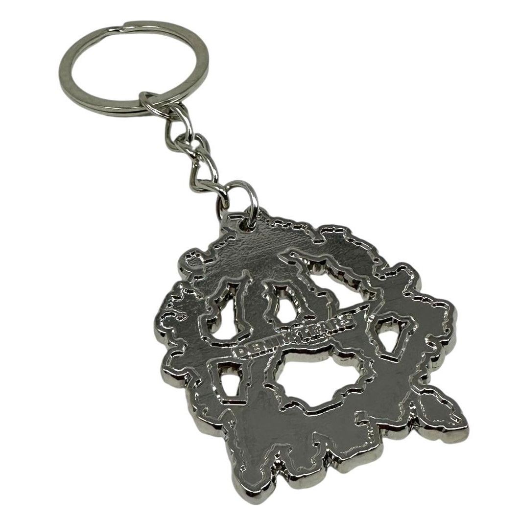 DENIM TEARS Denim Tears Anarchy Wreath Enamel Keychain Silver Size ONE SIZE - 1 Thumbnail