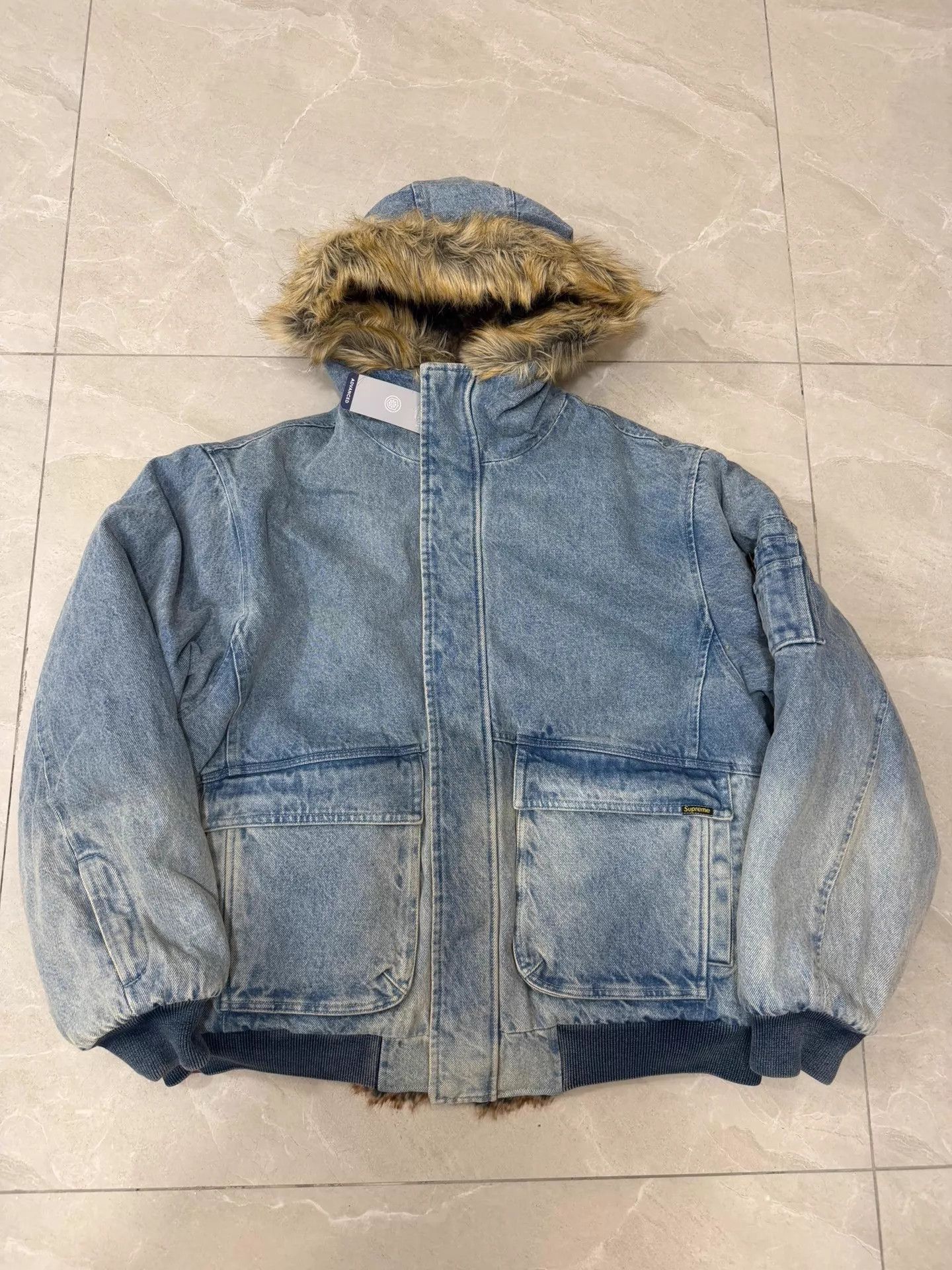 Supreme Supreme Denim Hooded Jacket | Grailed