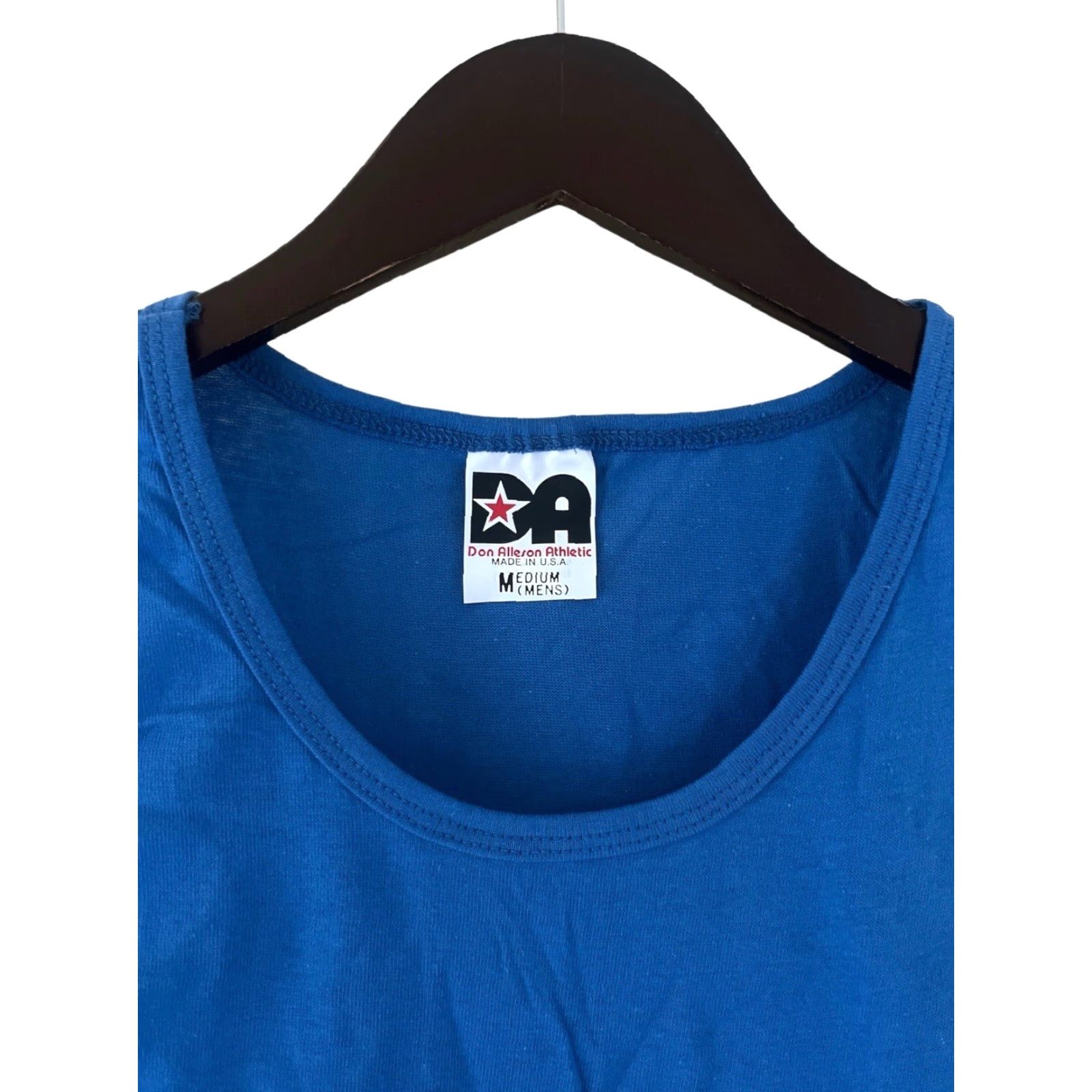 Vintage VINTAGE Alleson Athletic Tank Shirt Mens M Blue 90s Deadstock NWOT 100% Cotton USA Made Size US M / EU 48-50 / 2 - 2 Thumbnail