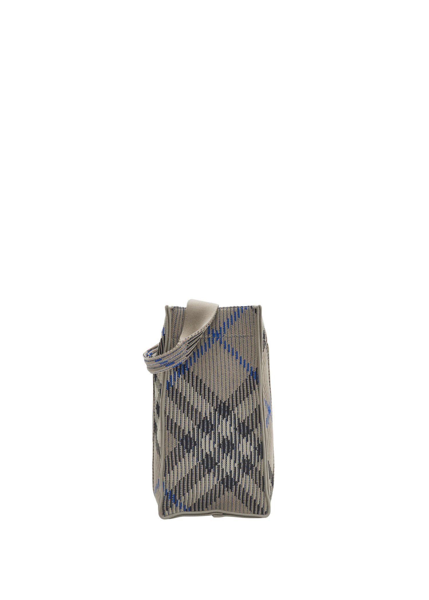 Burberry o1w1db10226 Size: OS / Small Check Knitted Tote Bag Size ONE SIZE - 3 Thumbnail