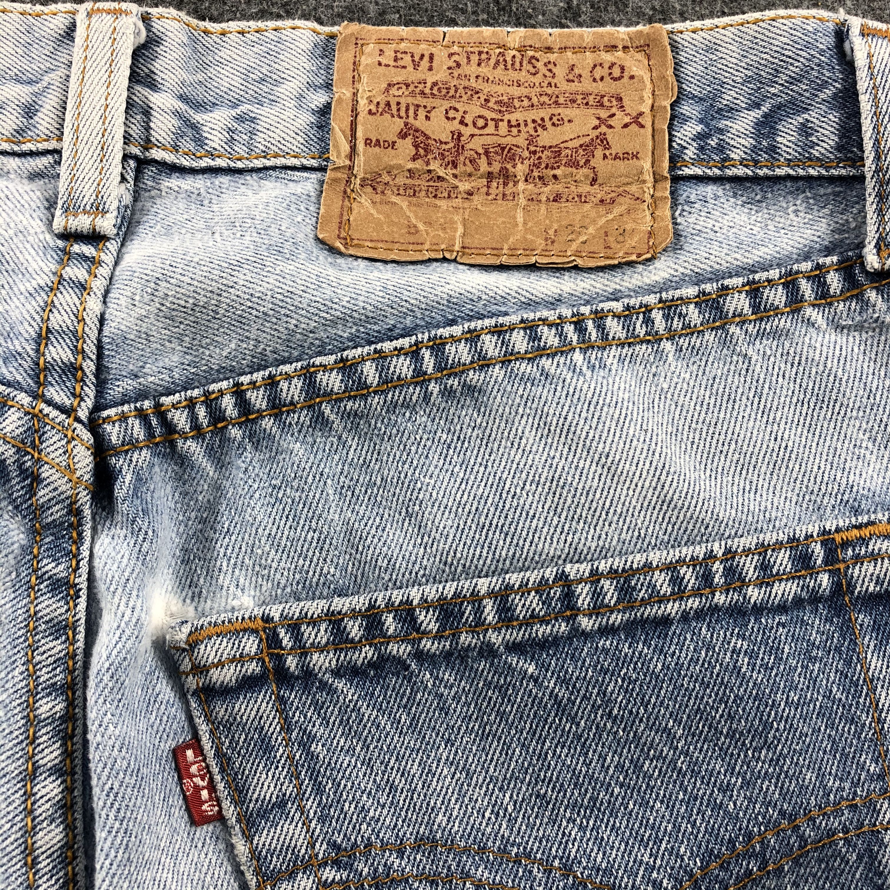 Levi's Vintage 80s Light Wash Levis 501 Jeans-JM1422 Size US 29 - 5 Thumbnail
