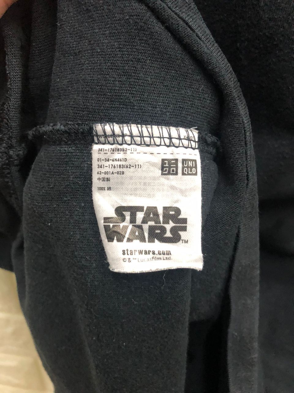 Vintage T-Shirt Short Sleeve Uniqlo Star Wars Size M Black Size US M / EU 48-50 / 2 - 9 Thumbnail