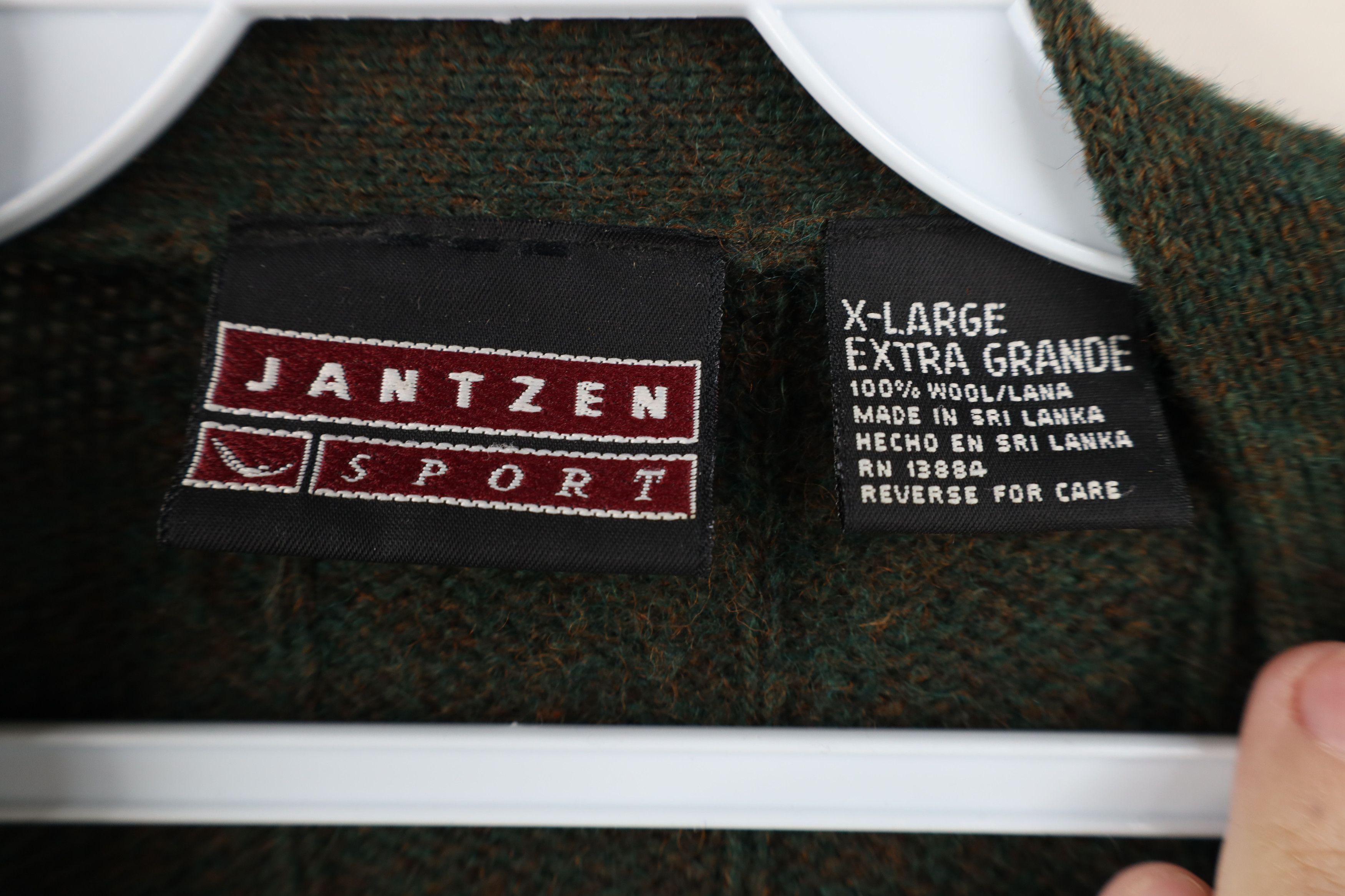 Vintage Vintage 90s Streetwear Ribbed Cardigan Sweater Vest Green Size US XL / EU 56 / 4 - 8 Thumbnail