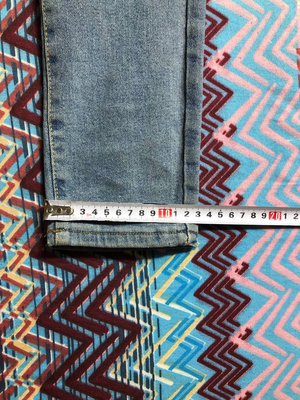 Vintage Crazy Crash Dirty Baggy Faded Jean Japan Avant Garde Style Size US 30 / EU 46 - 2 Thumbnail