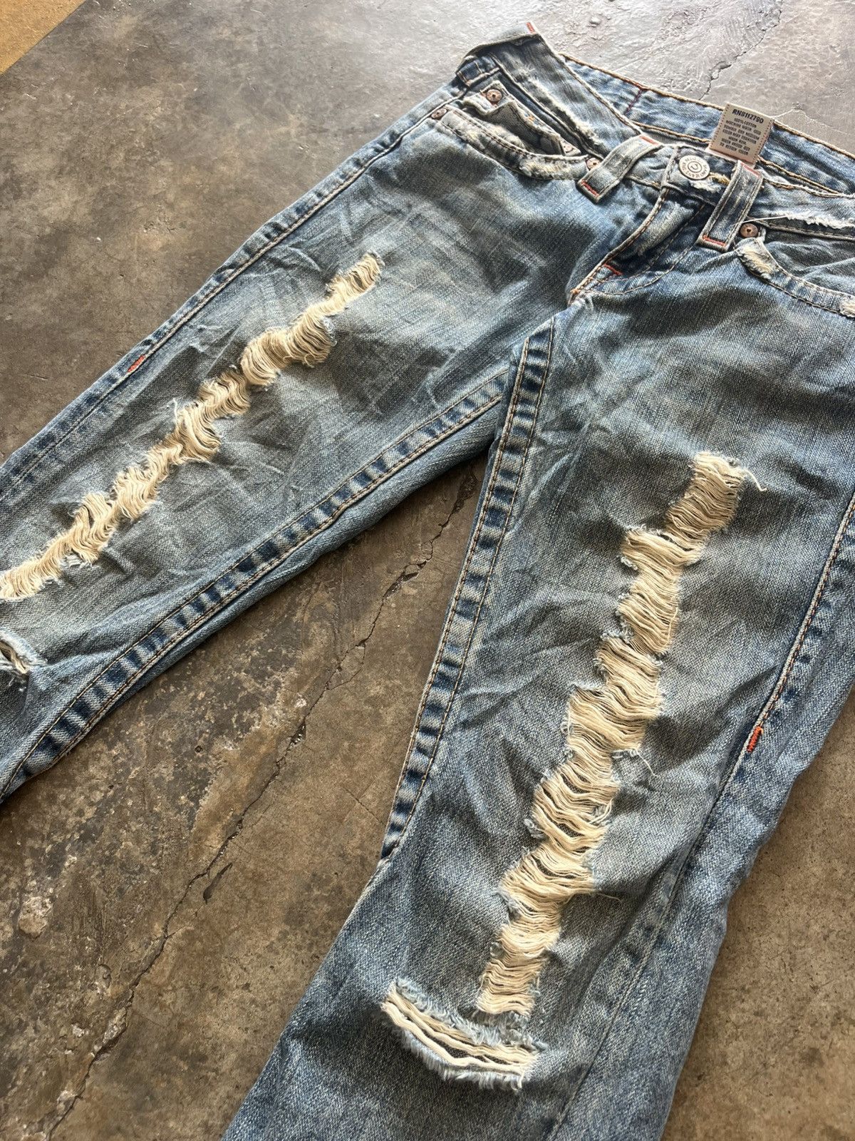 True Religion True Religion Woman Joey Flare Twisted seam flap pocket Size 30" / US 8 / IT 44 - 6 Thumbnail