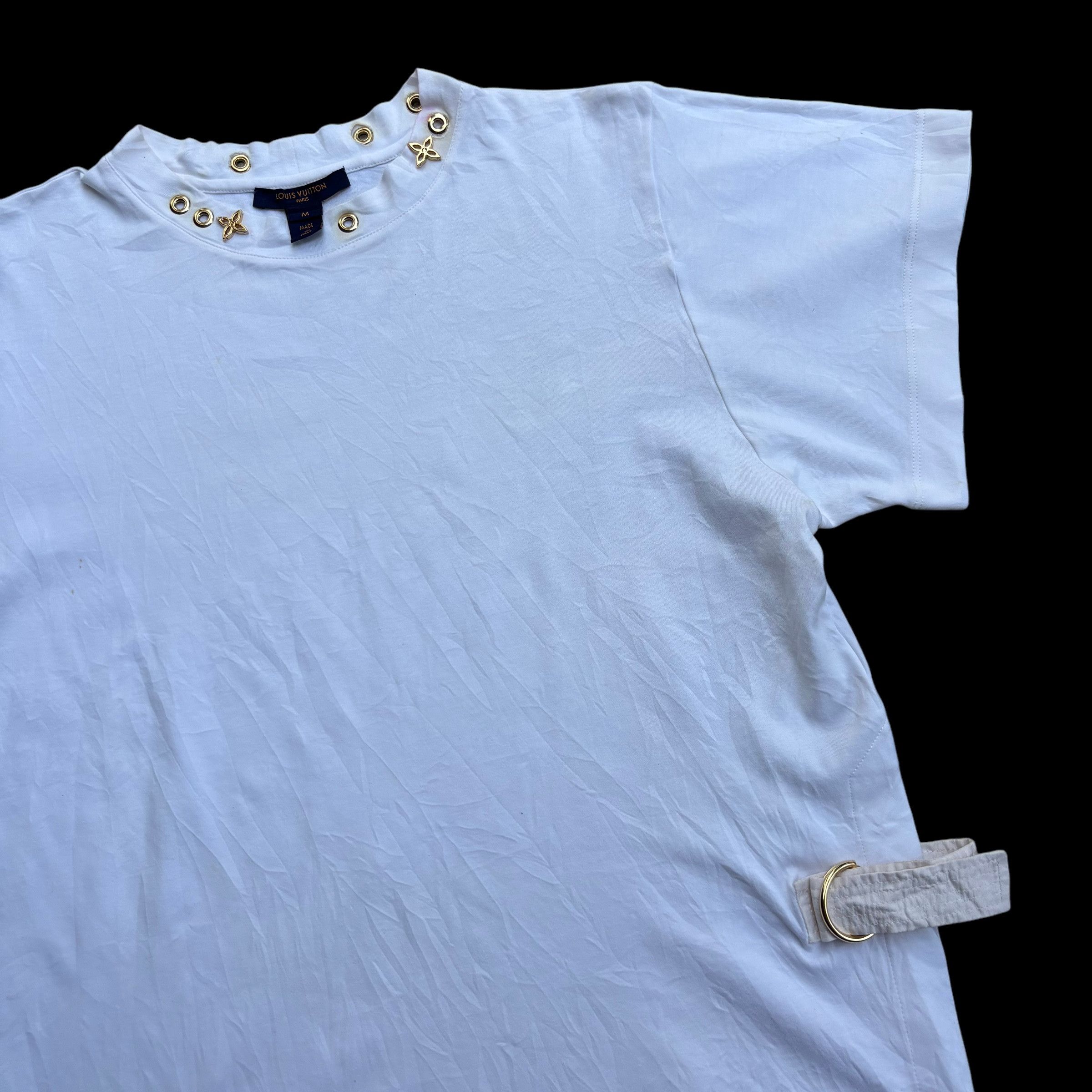 Louis Vuitton Louis Vuitton Side Strap Short Sleeve T-Shirt Size M / US 6-8 / IT 42-44 - 2 Thumbnail