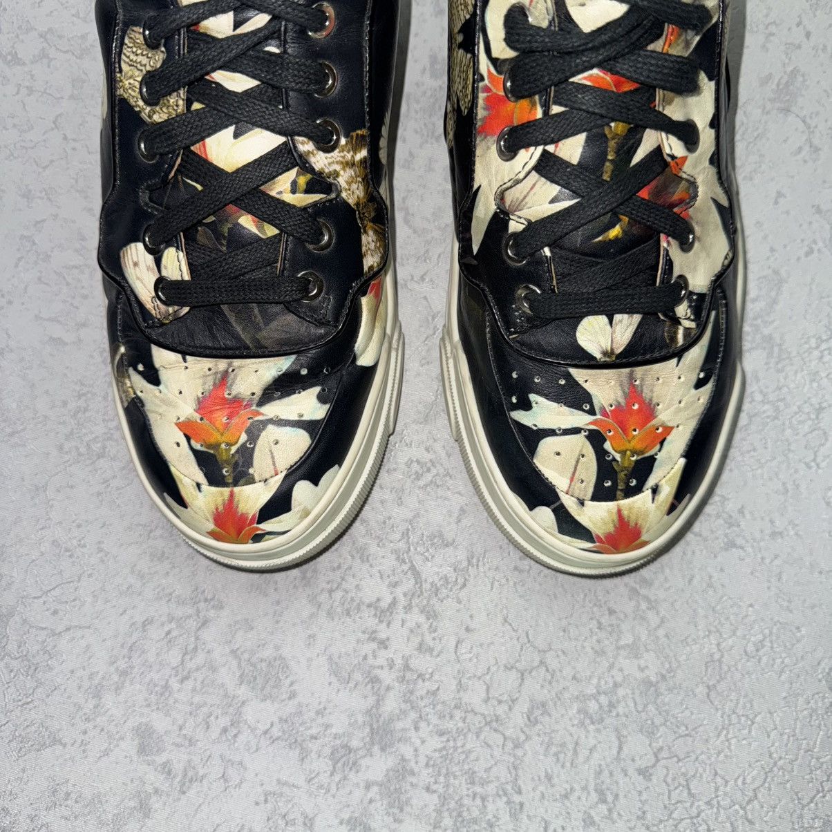Givenchy Vintage F/W 2014 Givenchy Tyson High-Top Sneakers Butterfly Size US 7.5 / EU 40-41 - 5 Thumbnail