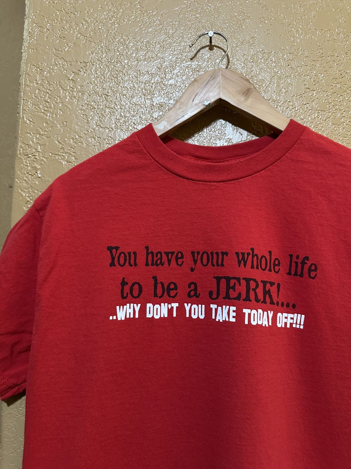 Vintage 📌 Y2K You’re A Jerk Tee Humor Funny Skate Size US M / EU 48-50 / 2 - 2 Thumbnail