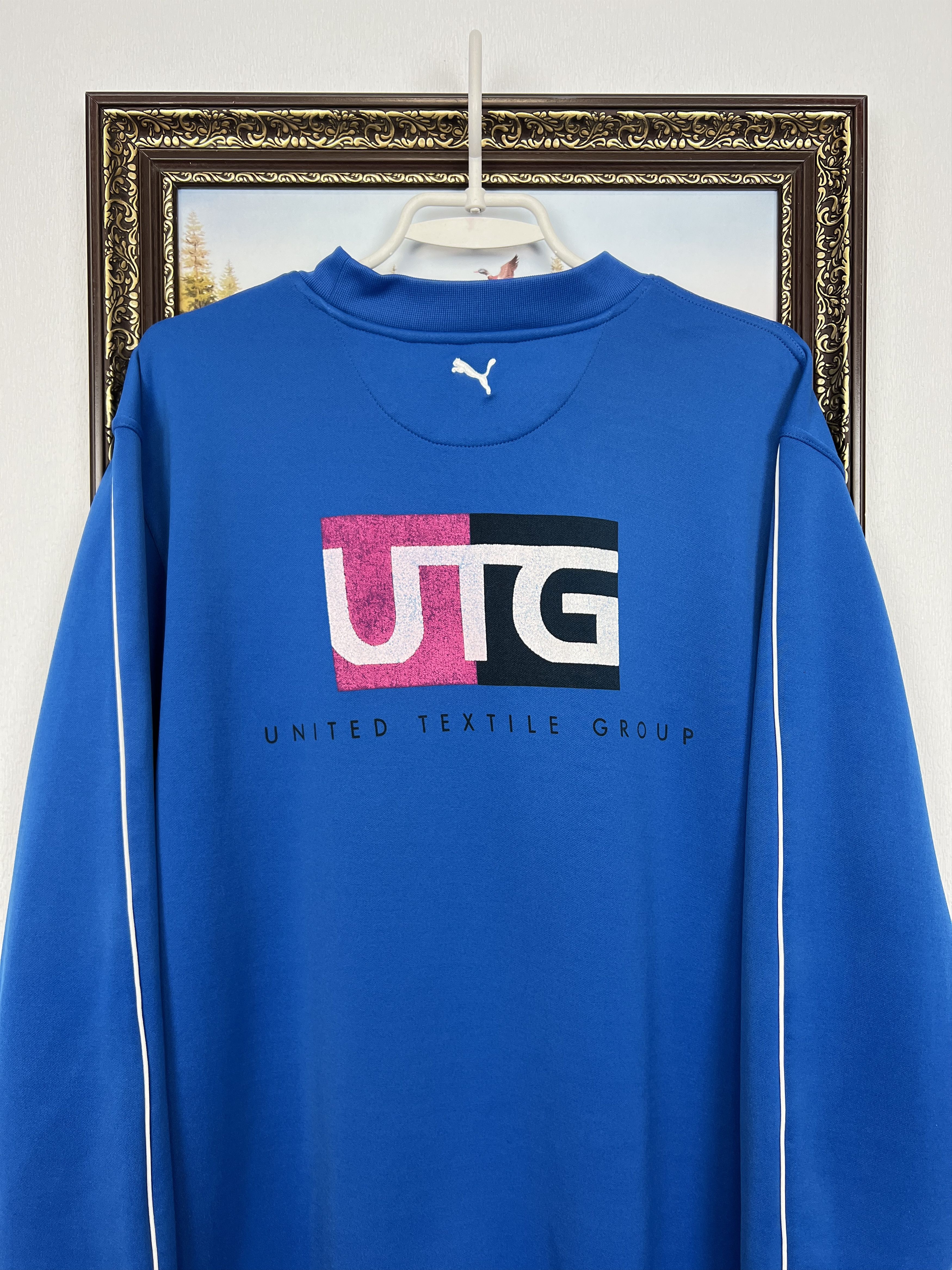 Puma Vintage Puma Midtjylland Football Sweatshirt Blue Soccer Size US XL / EU 56 / 4 - 11 Thumbnail
