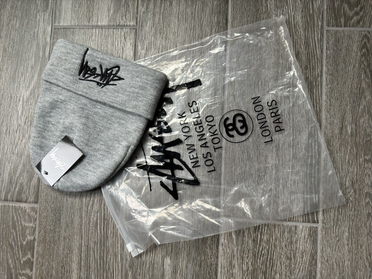 Stussy Gray stussy beanie Size ONE SIZE - 8 Thumbnail
