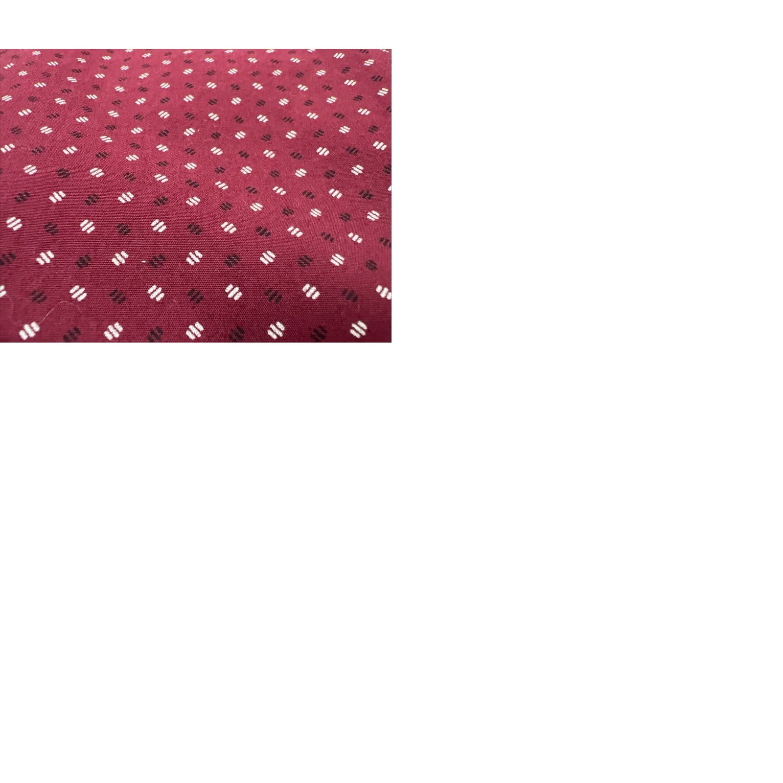 Michael Kors Michael Kors Button Down Shirt Men XL Red Slim Cotton Elastane Navy Burgundy Dot Pattern Long Sleeve Collared Bottom Down Dress Shirt Size 46R - 9 Thumbnail