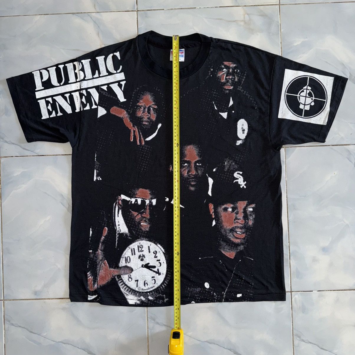 Public Enemy VINTAGE 90S PUBLIC ENEMY HAND PRINT Size US XL / EU 56 / 4 - 9 Thumbnail