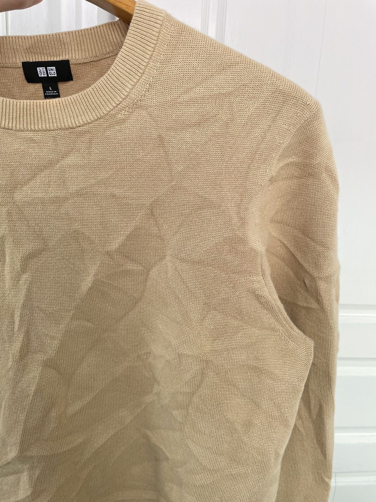 Japanese Brand × Uniqlo UNIQLO KHAKI SWEATSHIRT Size US M / EU 48-50 / 2 - 4 Thumbnail