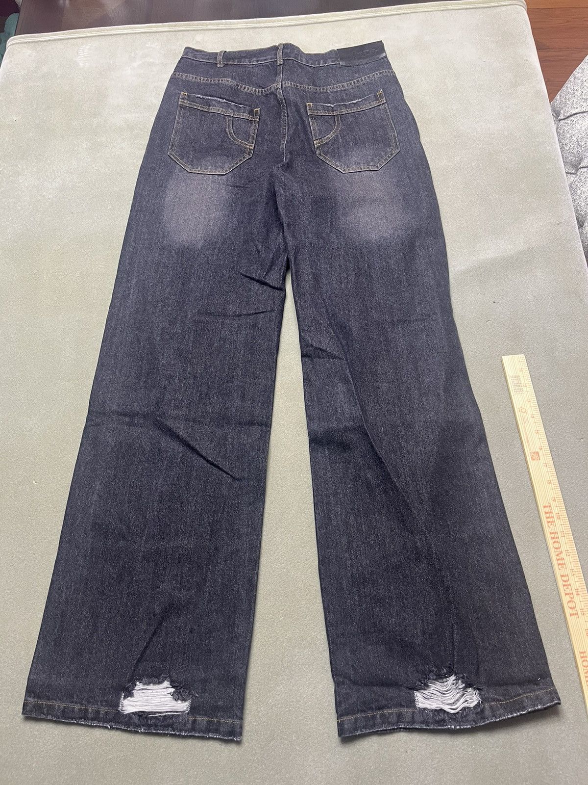 Other Ditch Vintage Flared Distressed Denim Size US 32 / EU 48 - 2 Thumbnail