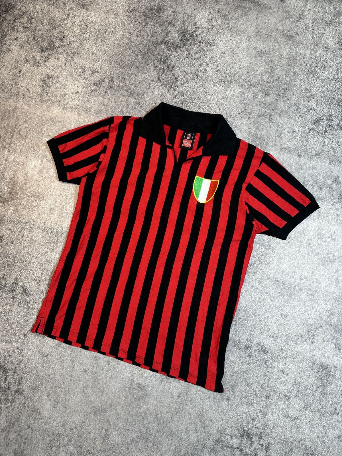 Vintage Vintage AC Milan Soccer Jersey Very Rare Blokecore Style L Size US L / EU 52-54 / 3 - 1 Thumbnail