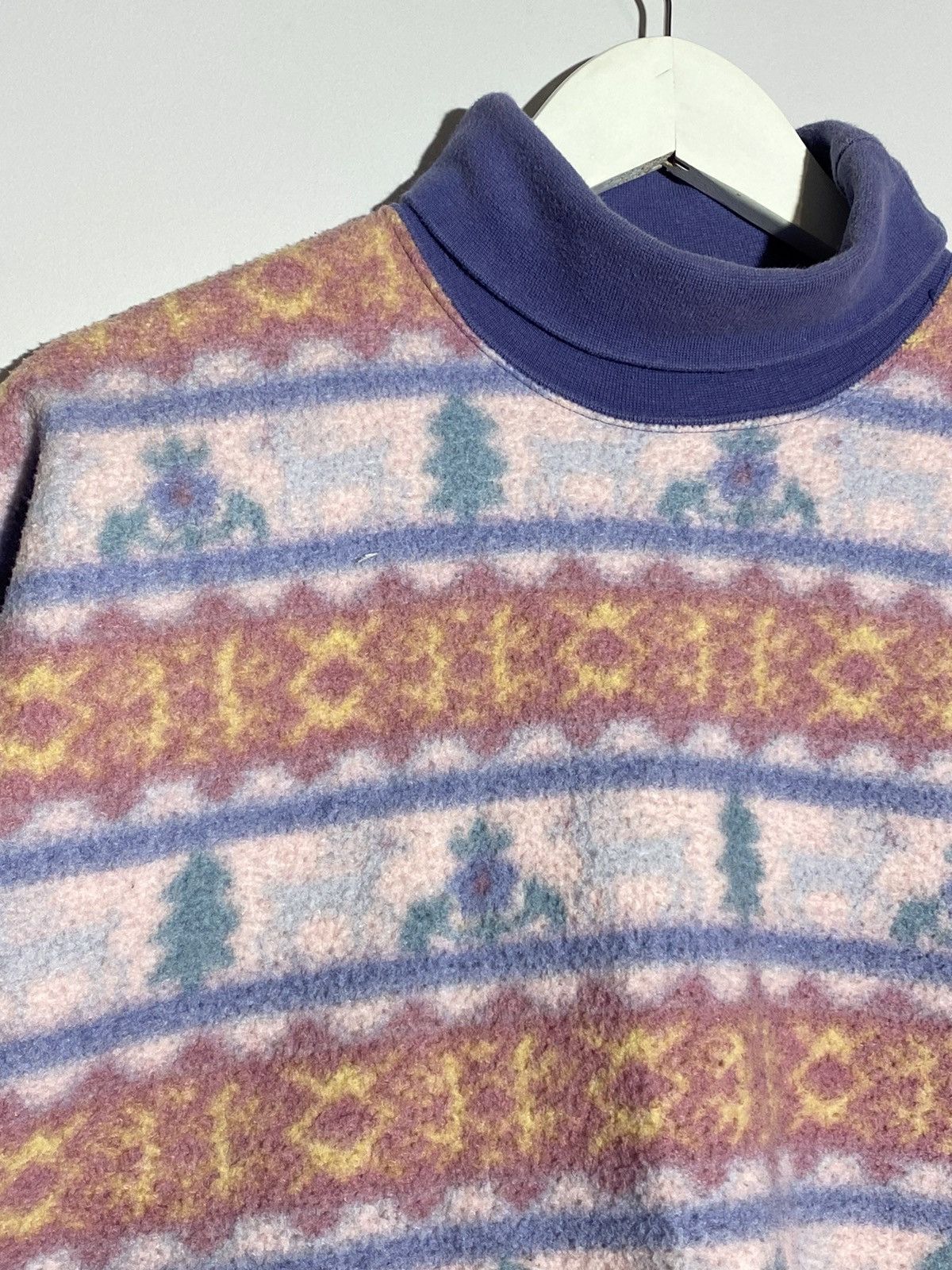 Vintage 🔥 Vintage 90s ADIDAS LAPPLAND FLEECE PASTEL SNOW VIBES RARE Size US M / EU 48-50 / 2 - 7 Thumbnail