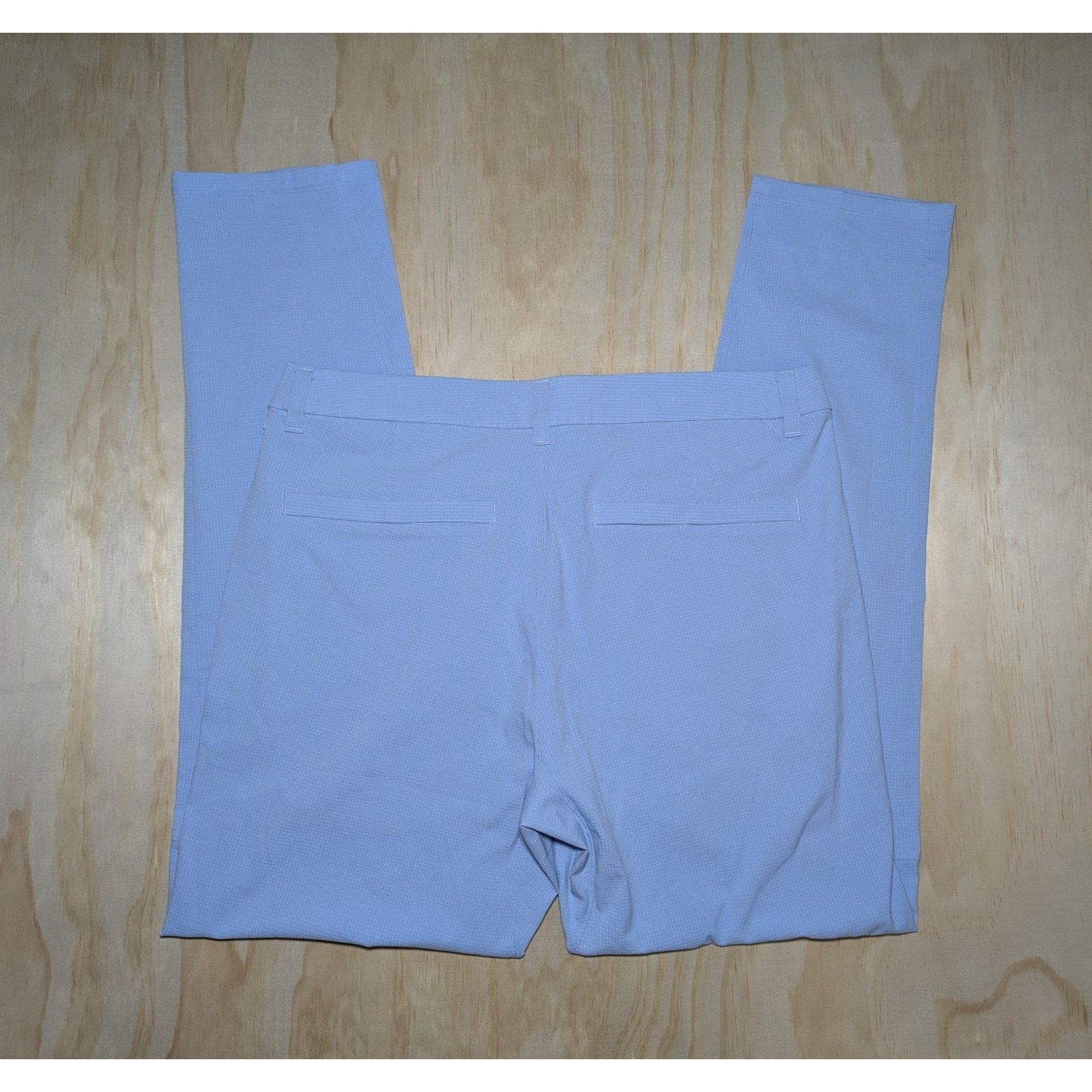 Lululemon Lululemon Men's 34 Commission Pant Blue Textured Slim Fit Size US 34 / EU 50 - 6 Thumbnail