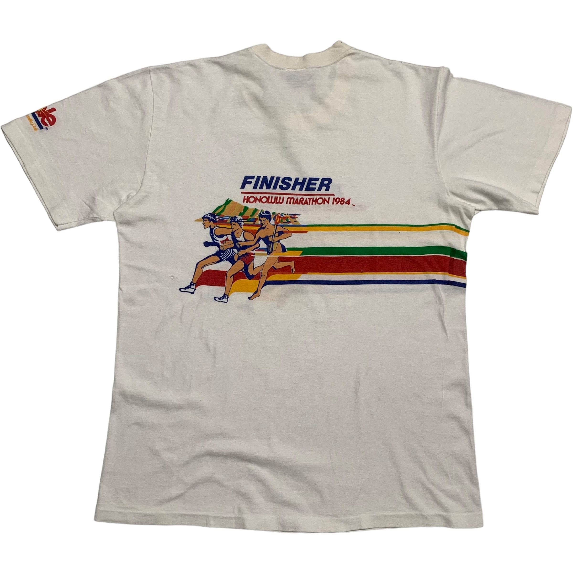 Vintage Vintage Honolulu Marathon 1984 Tee Size US M / EU 48-50 / 2 - 7 Thumbnail