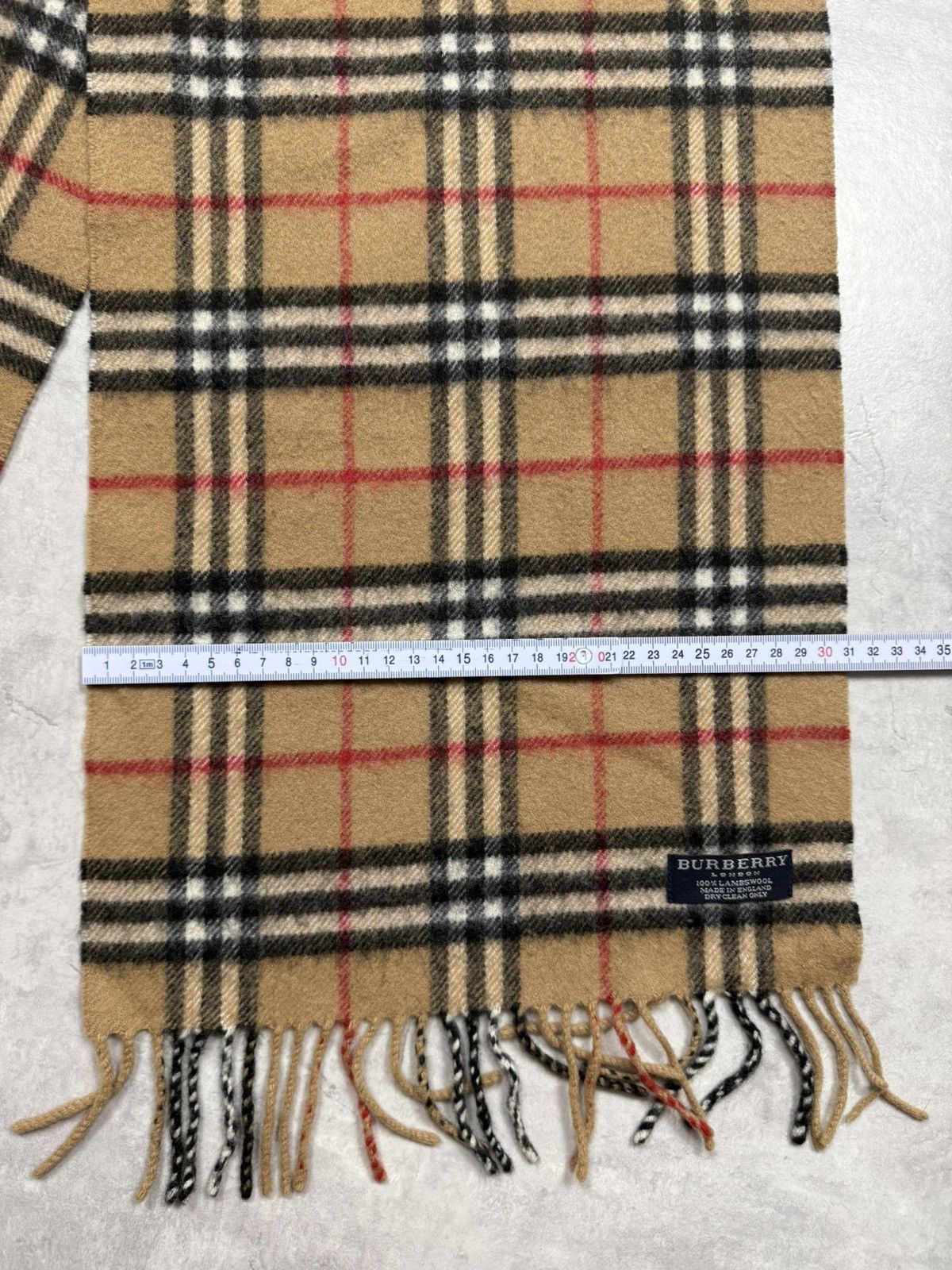 Burberry Burberry Vintage Wool Scarf Size ONE SIZE - 4 Thumbnail