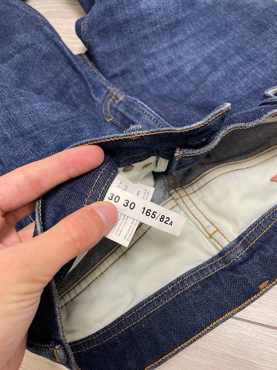 Acne Studios × Japanese Brand × Vintage Acne Studios Bla Konst Skinny Denim Jeans Y2K Size US 30 / EU 46 - 6 Thumbnail