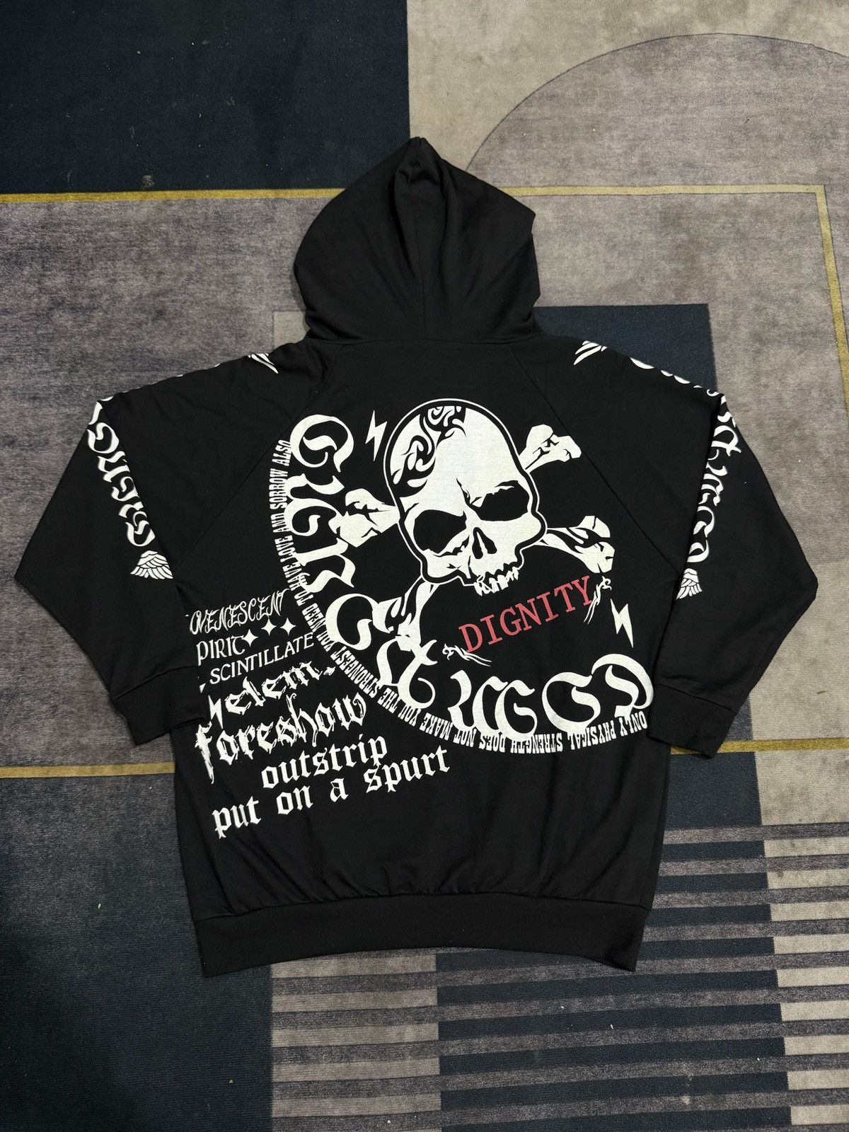 Hysteric Glamour DIG DEEP SKULL ART IFSIX STYLE HOODIE Size US XL / EU 56 / 4 - 1 Thumbnail