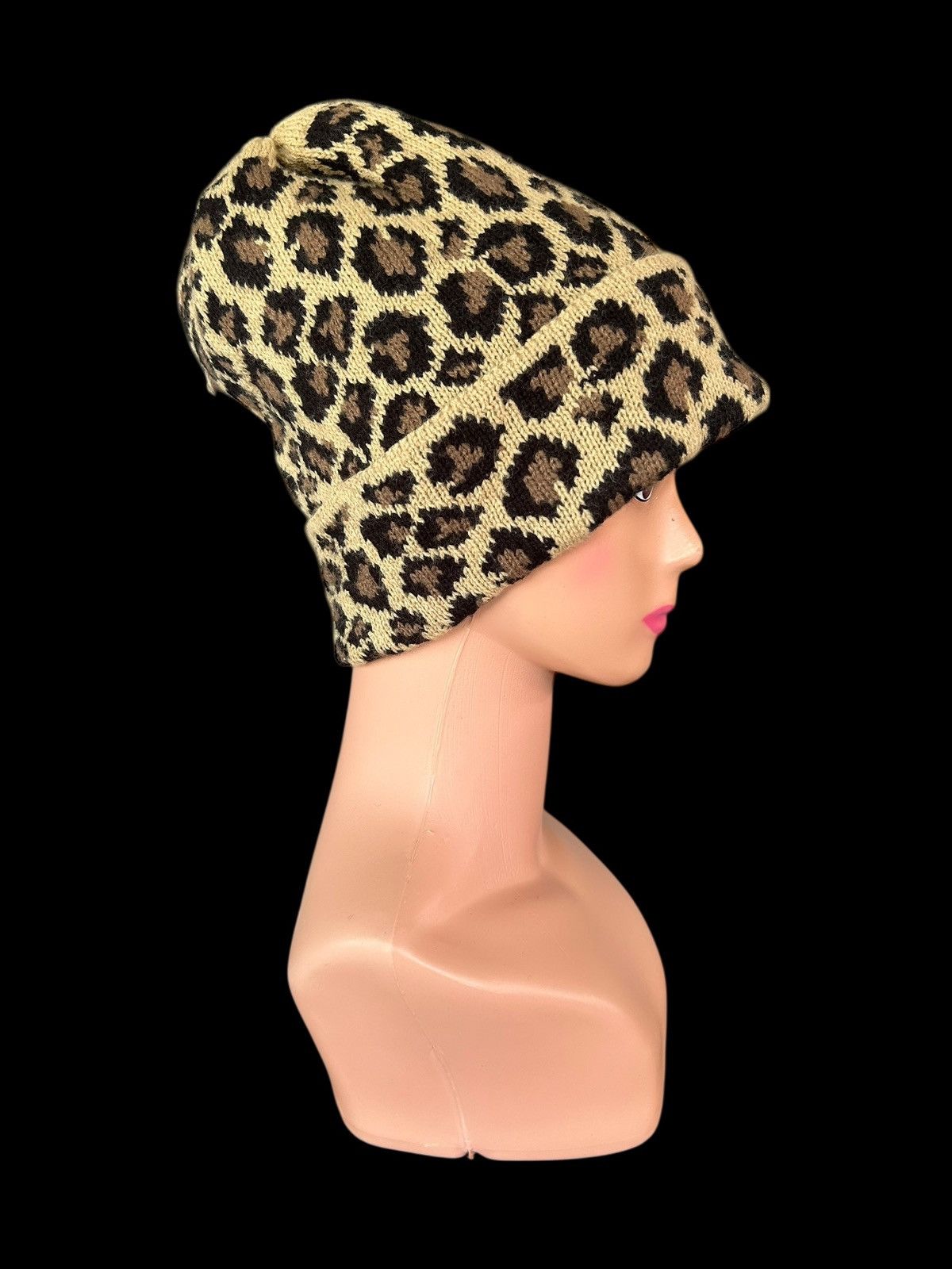 Japanese Brand × Kapital × Vintage Leopard Japanese Style Beanie Hats Size ONE SIZE - 2 Thumbnail