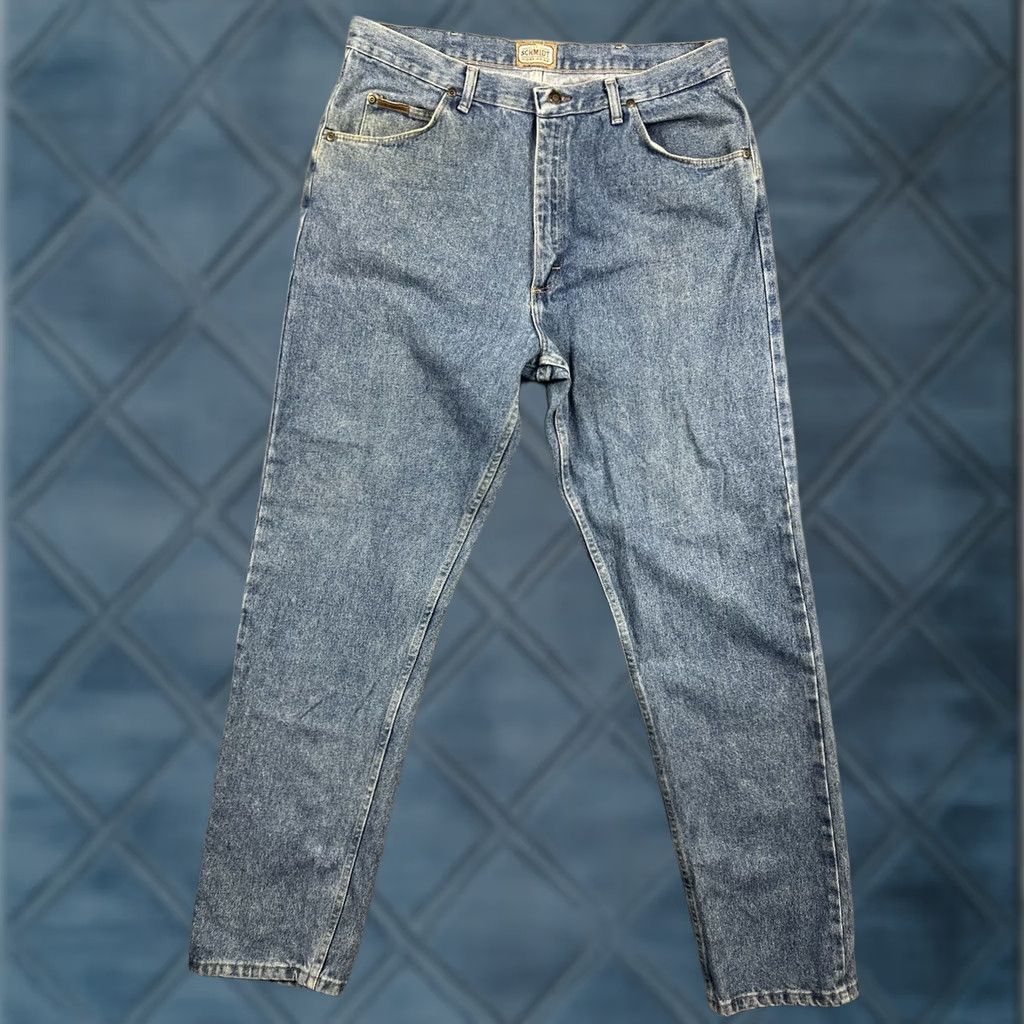 Vintage CE Schmidt Workwear Jeans Regular Fit Straight Leg 38x36 Denim Blue Mens Regular 5-Pocket Workwear Outdoor Vintage-No Size US 38 / EU 54 - 1 Thumbnail