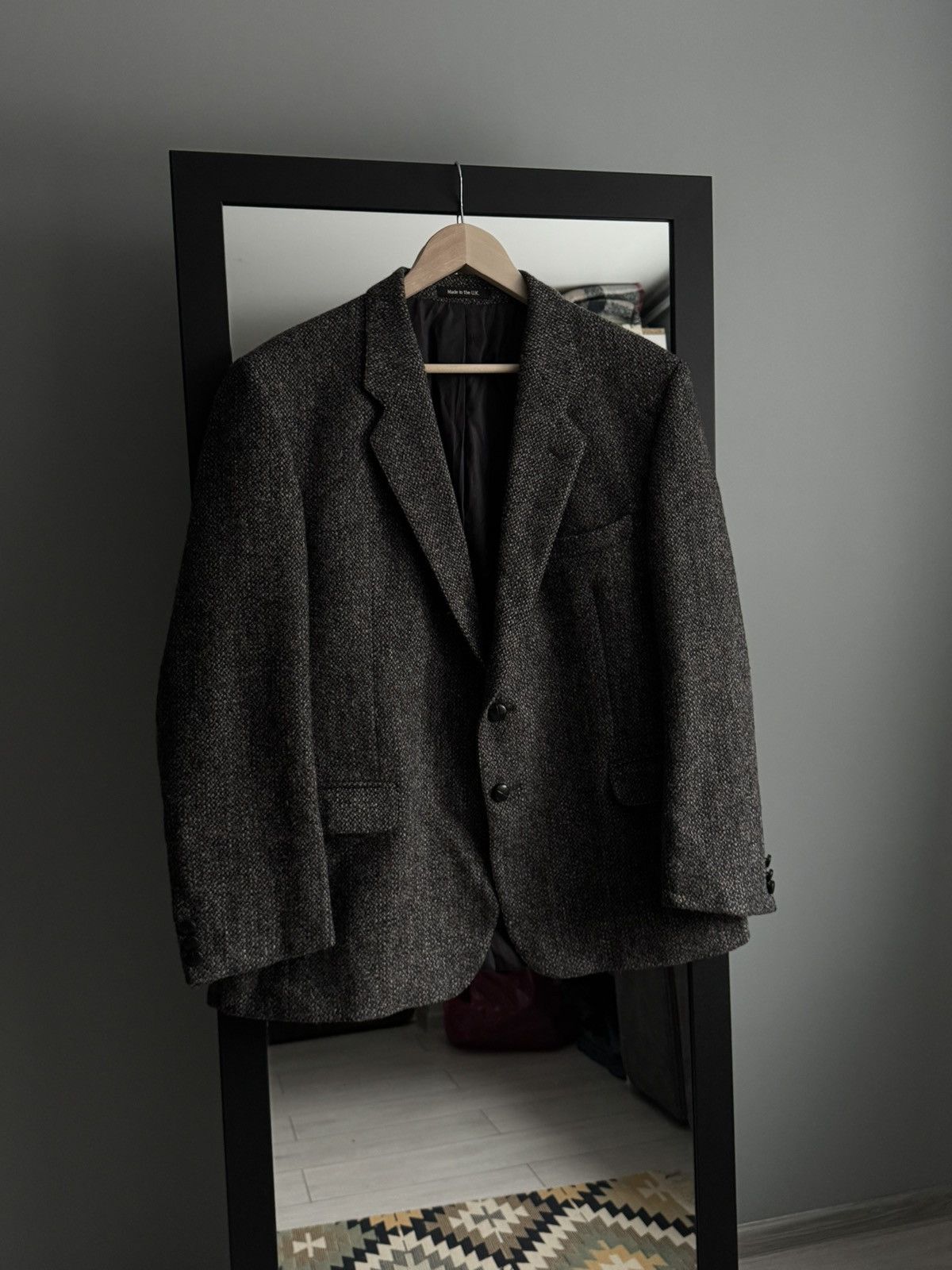 Harris Tweed Vintage Harris Tweed St Michael England Wool Blazer Size 44R - 2 Thumbnail