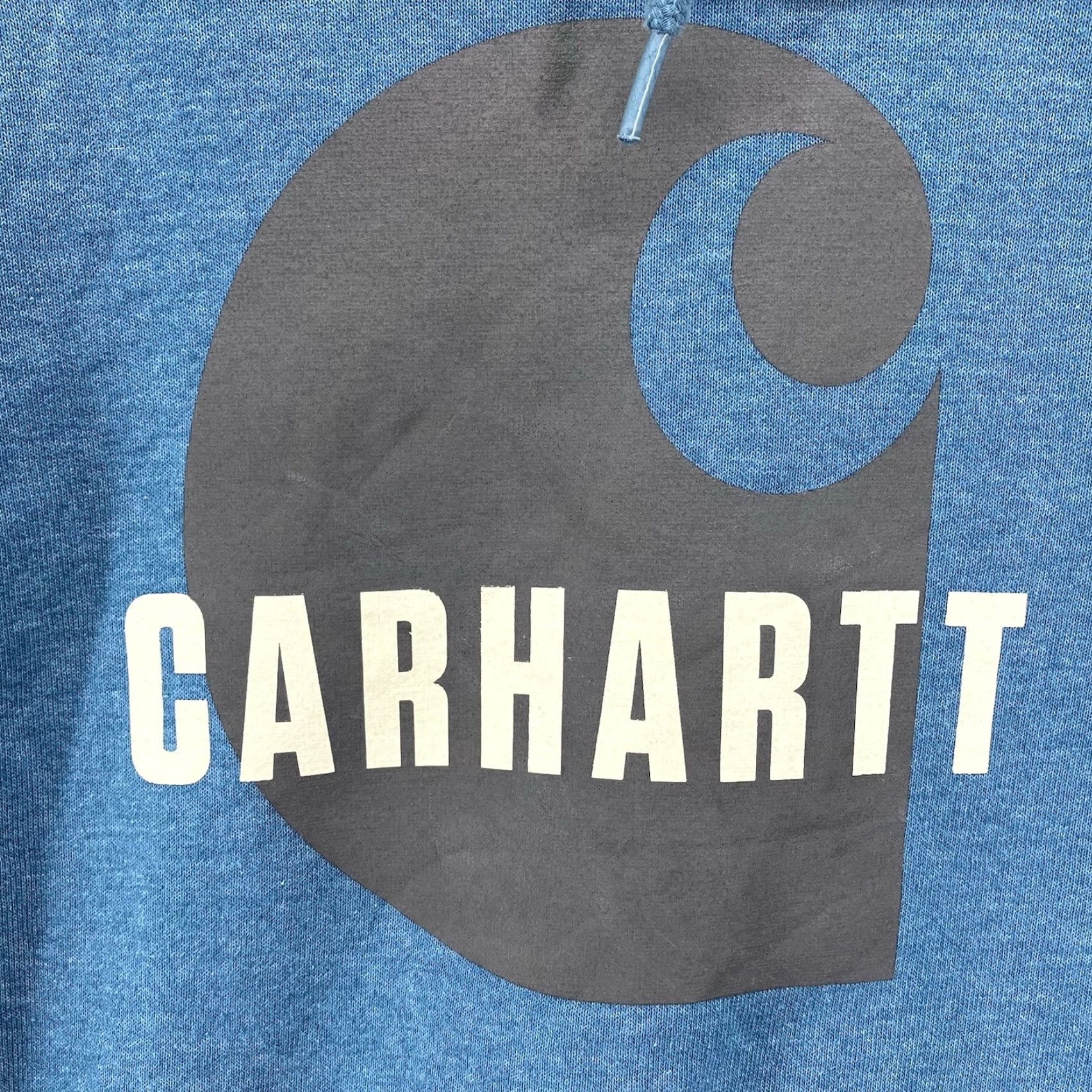 Carhartt Carhartt Hoodie Womens L Loose Fit Teal Logo Front Graphic Pockets Hooded Pullover Fleece Size L / US 10 / IT 46 - 4 Thumbnail