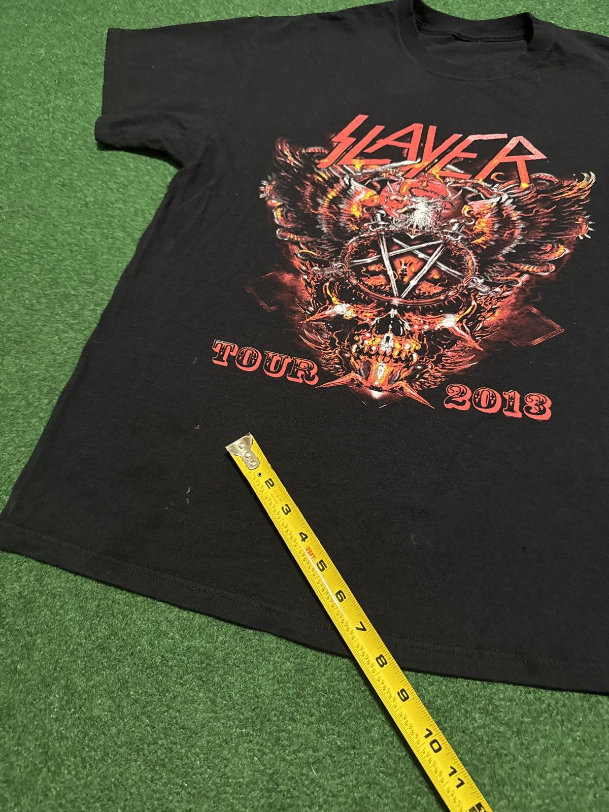 Band Tees Slayer Heavy Metal Grunge Concert Large Black T Shirt Size US L / EU 52-54 / 3 - 8 Thumbnail
