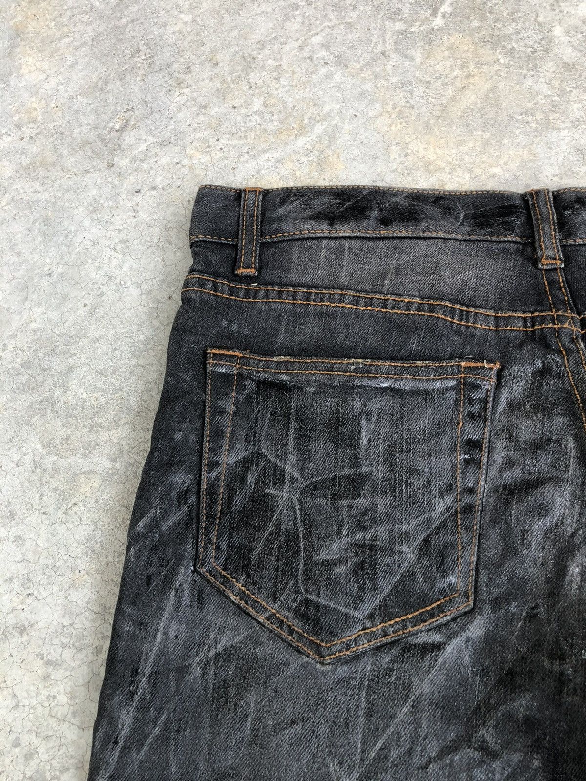 Tornado Mart Tornado Mart Flared Jeans Wax Jeans Size US 30 / EU 46 - 16 Thumbnail