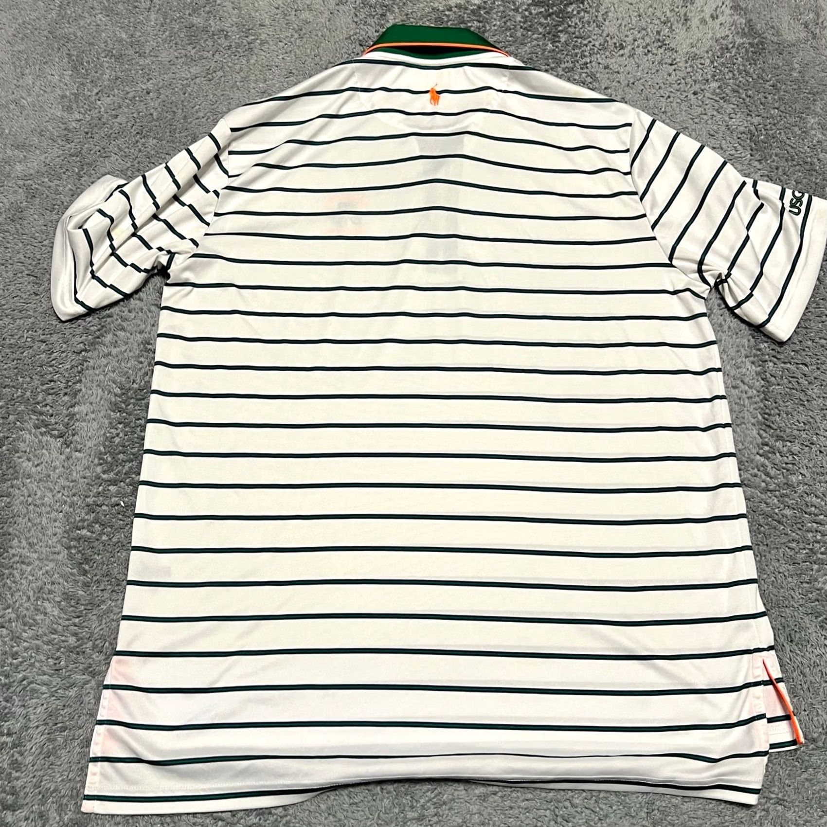 RLX Ralph Lauren RLX Polo Ralph Lauren Shirt Mens Large 2017 US Open Golf Performance Stripe White L Mens Shirt Size US L / EU 52-54 / 3 - 4 Thumbnail