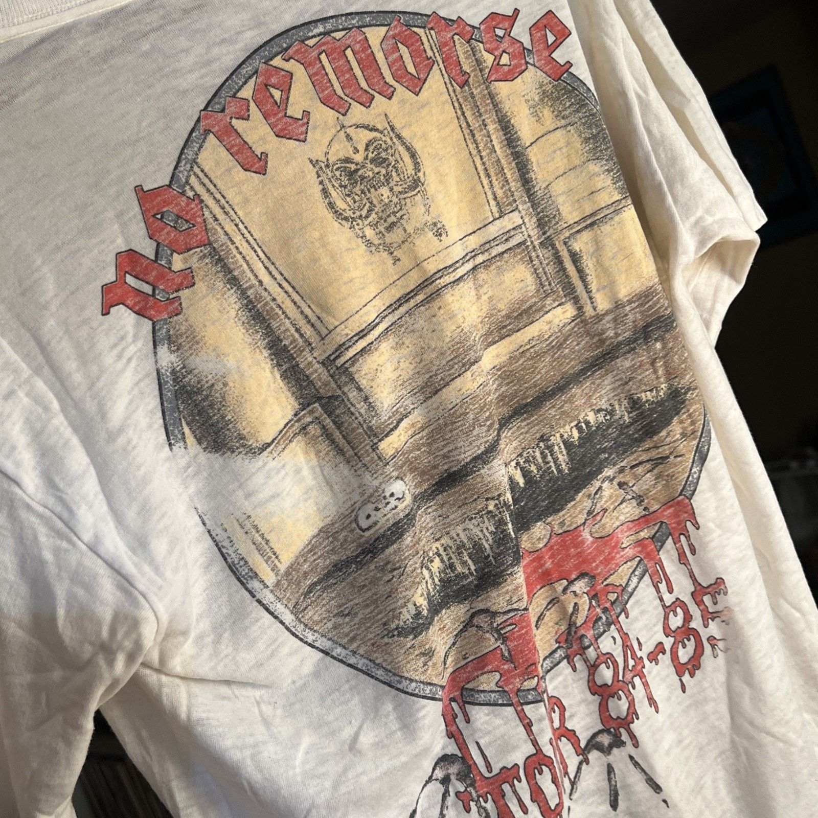 The Unbranded Brand Vintage Motorhead No Remorse Tour 84-85 T Shirt Band Lemmy Size US M / EU 48-50 / 2 - 19 Thumbnail