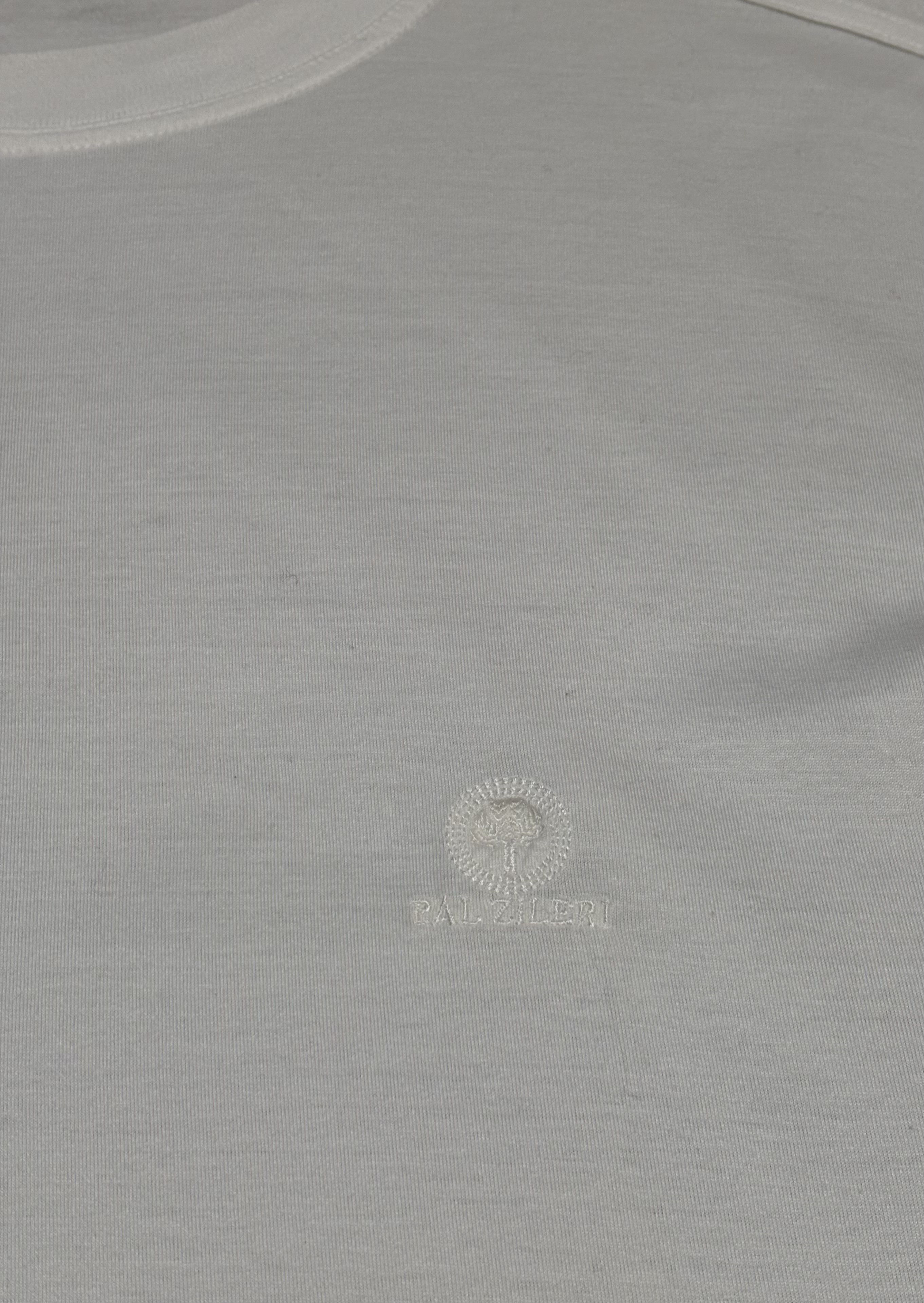 Pal Zileri Pal Zileri vintage White T-shirt Size. M Size US M / EU 48-50 / 2 - 8 Thumbnail