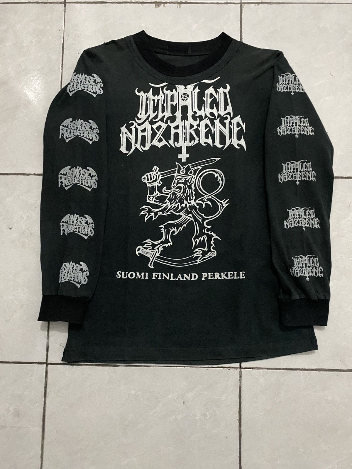 Band Tees Vintage Thrash condition Rare Impaled Nazarene Size US M / EU 48-50 / 2 - 6 Thumbnail