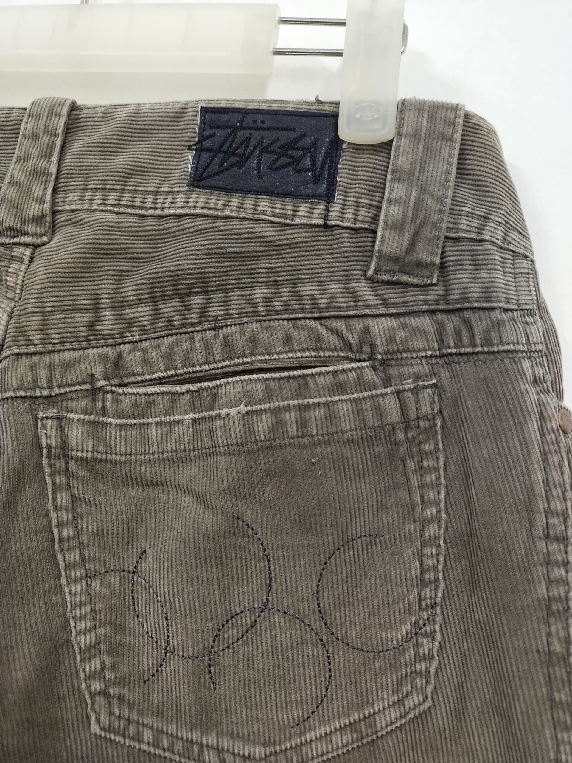 Stussy STUSSY Corduroi pant ash green nice design Size 28" / US 6 / IT 42 - 2 Thumbnail
