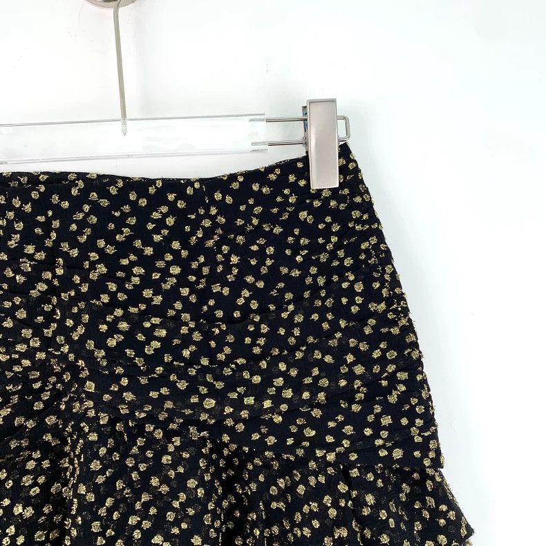 Saint Laurent Paris Saint Laurent Paris size XXS Black broken gold embroidered Size 23" - 3 Thumbnail