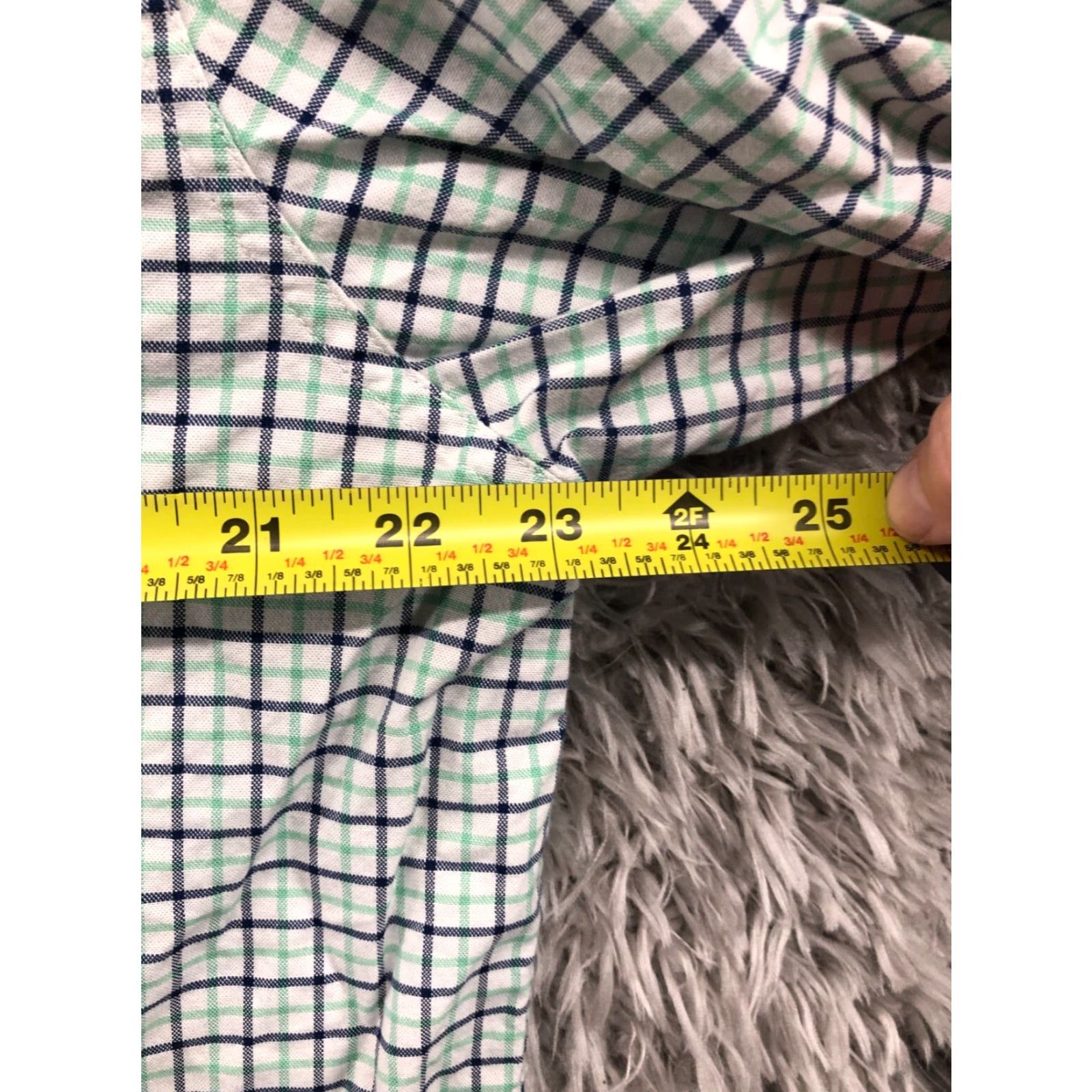 Chaps Chaps Shirt XL Green Plaid Mens Long Sleeve Button Down Collar Size US XL / EU 56 / 4 - 5 Thumbnail