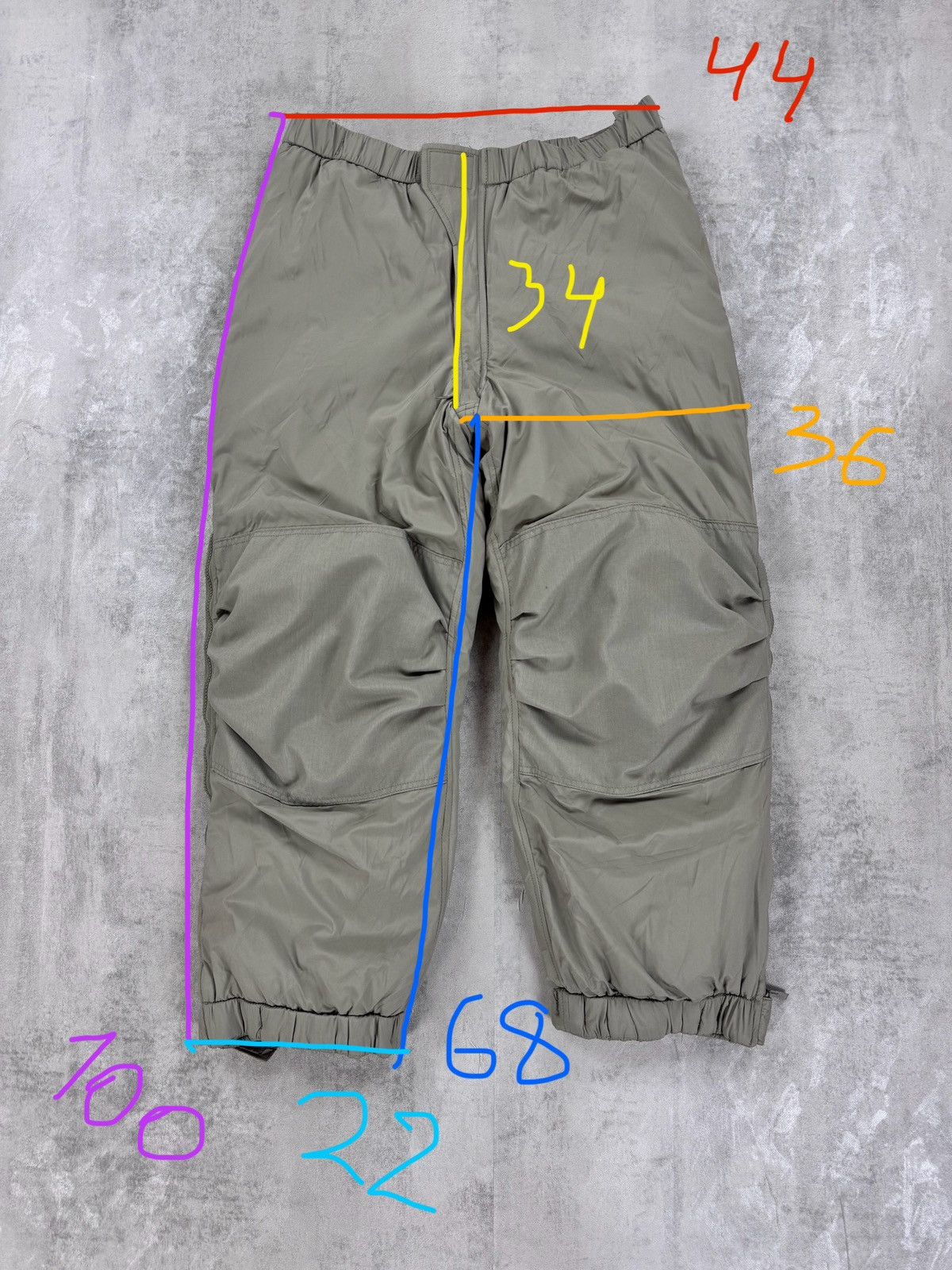 Other Trousers Extreme Cold Weather Generation III Layer 7 pants Size US 33 - 14 Thumbnail