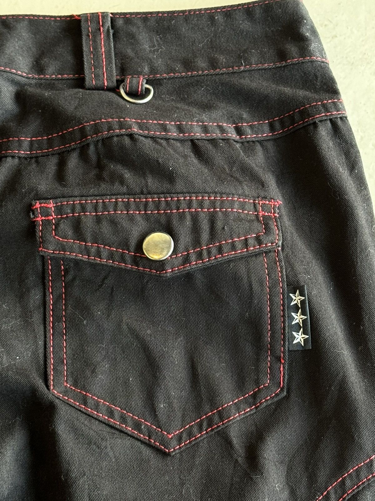 Japanese Brand Vintage Deorat Tactical Bondage Belt Riot Punk Flared Pants Size US 30 / EU 46 - 13 Thumbnail